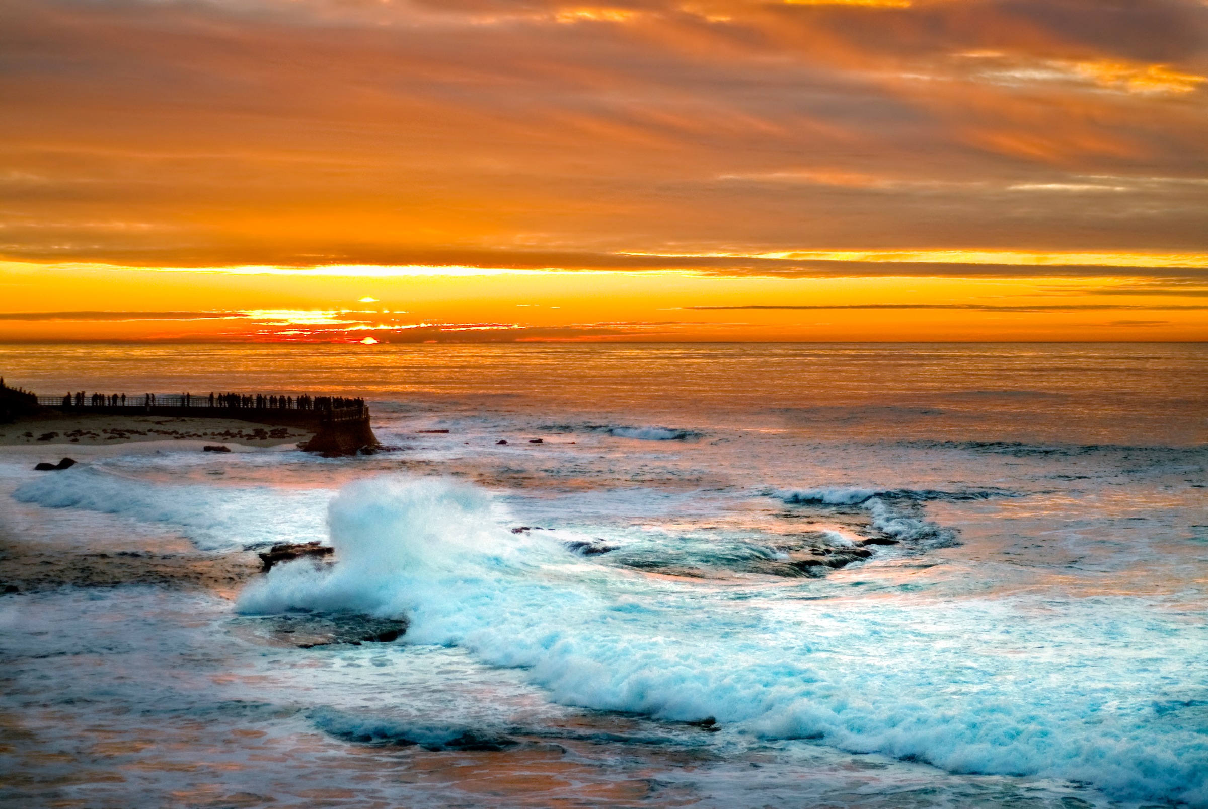Image of Papermoon Fototapete »Sunset in la Jolla« bei Ackermann Versand Schweiz