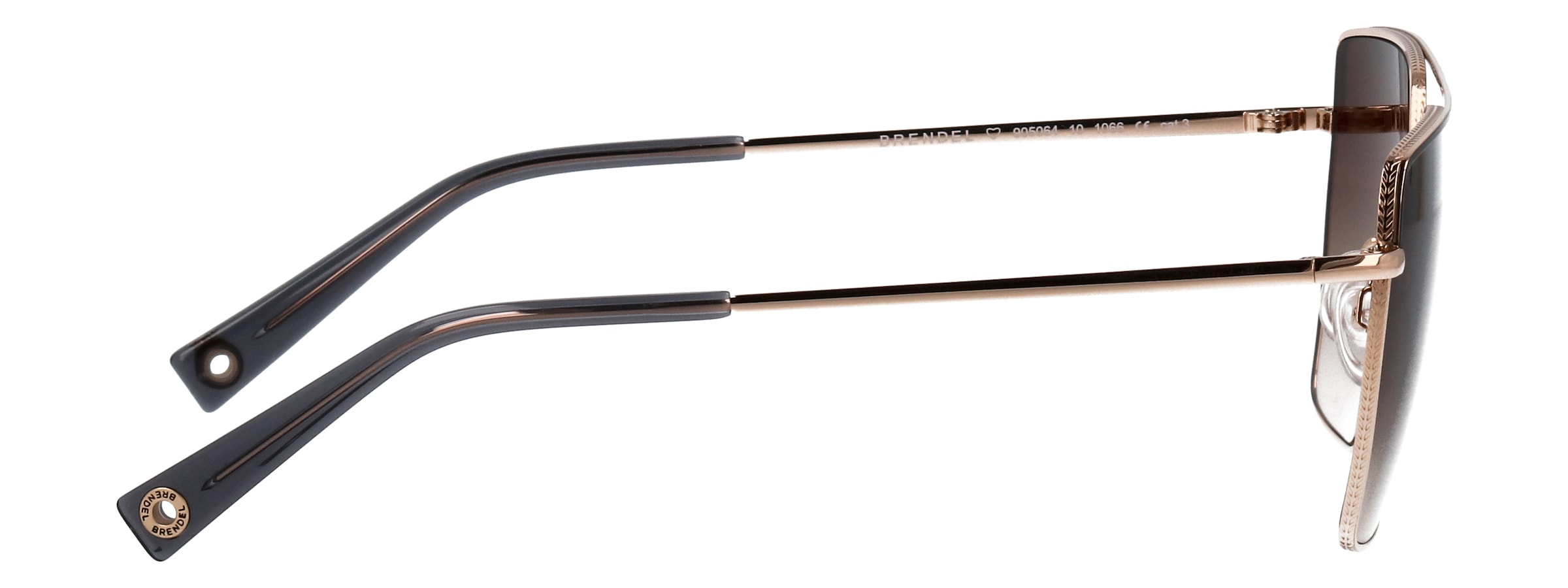 BRENDEL eyewear Sonnenbrille »Modell 905064« Form Pilot, Logoschriftzug auf Bügel, Metallfassung