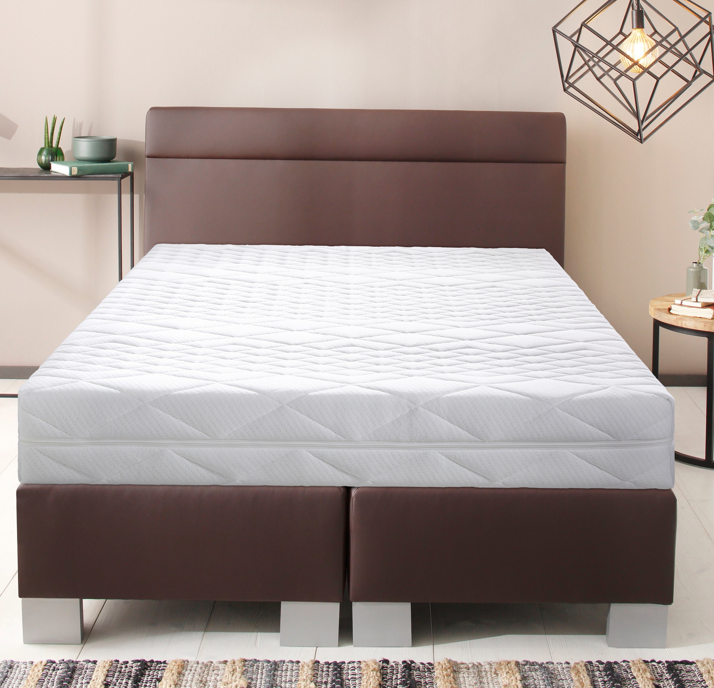 Malie Taschenfederkernmatratze »Lisa, 7 Zonen Tonnentaschenfederkern Matratze«, 22 cm hoch, 462 Federn, (1 St.), 90x200 cm, & weitere Grössen, Matratze H2, H3, H4, H5