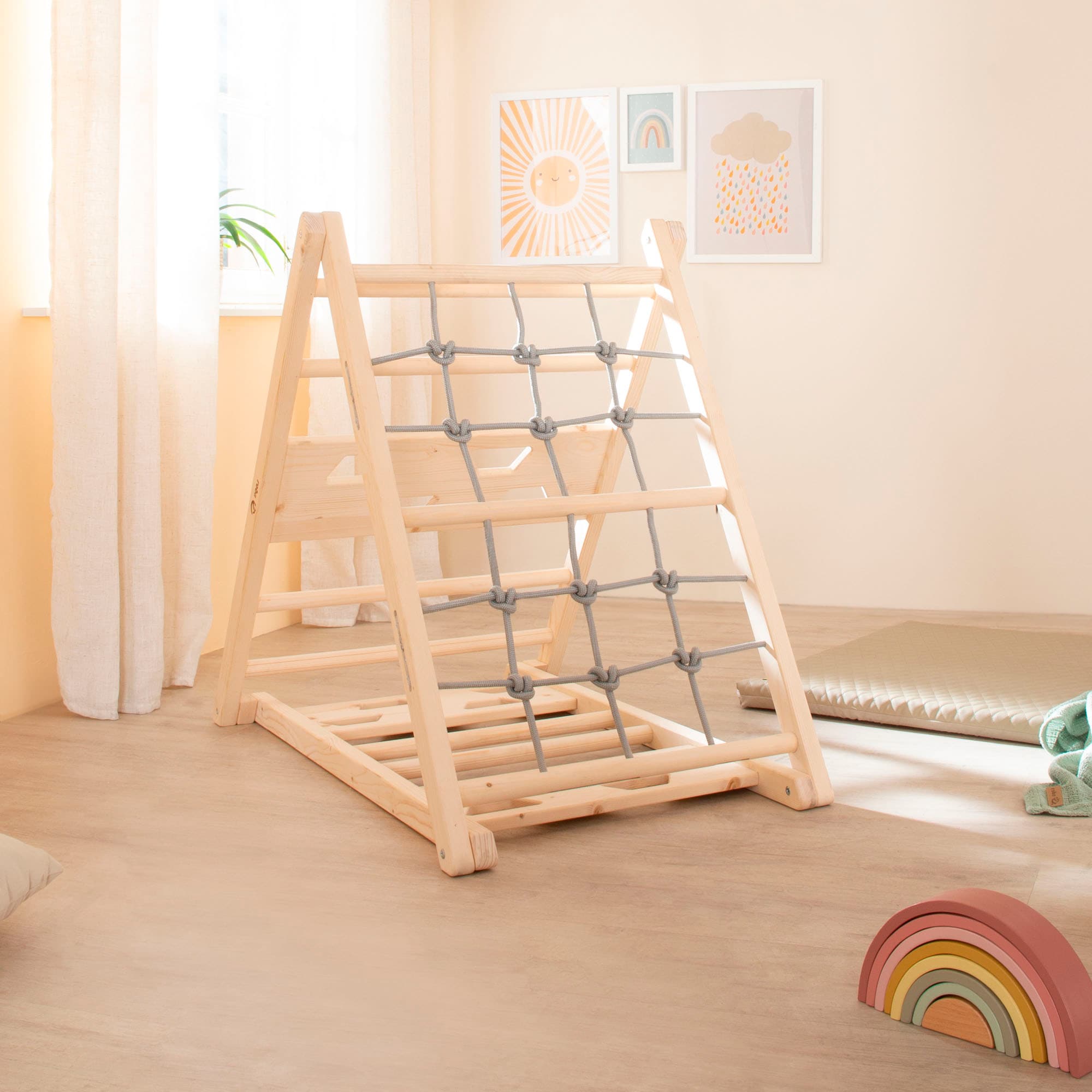 roba® Klettergerüst »Montessori Kletterdreieck« Belastbar bis 50 kg