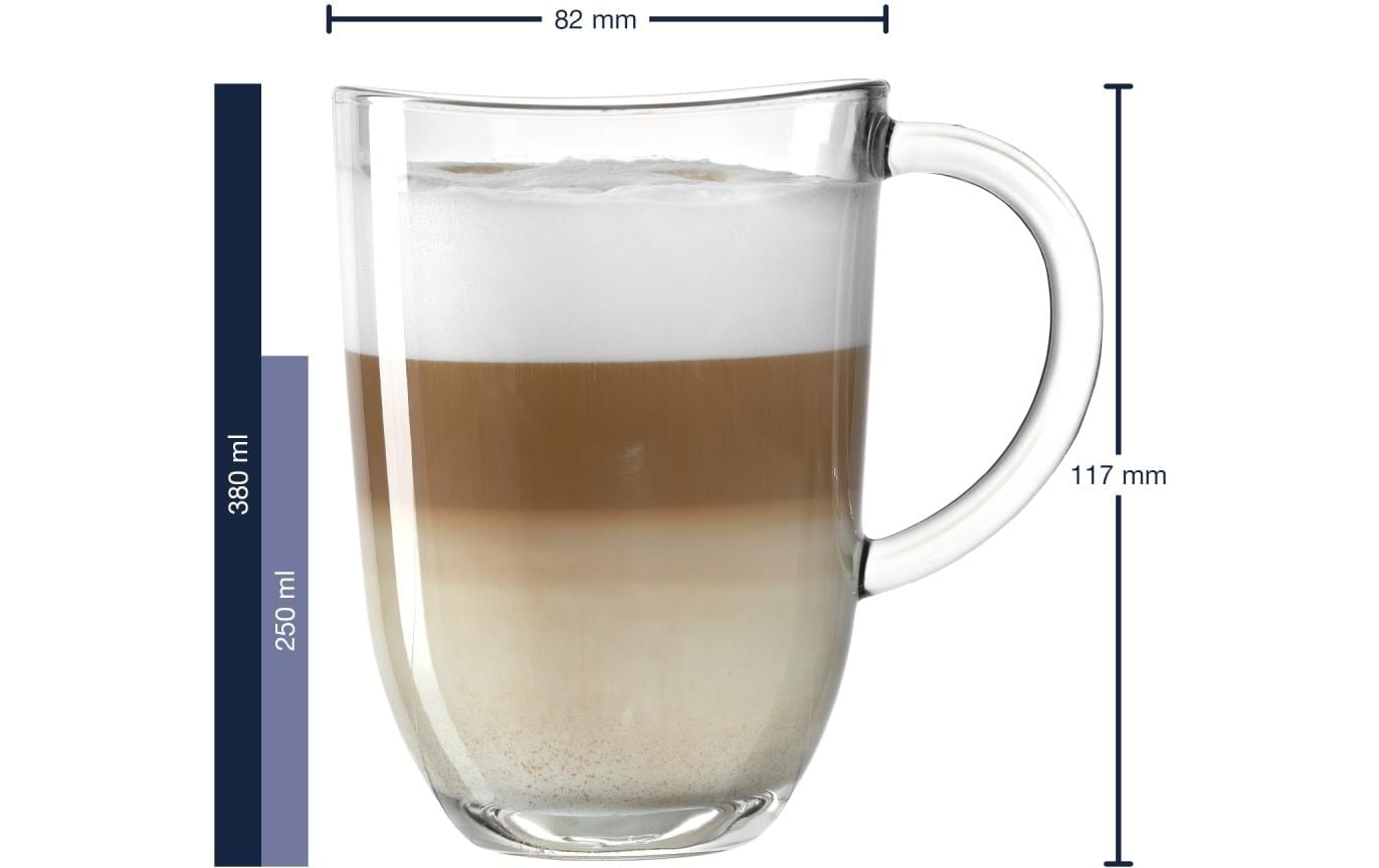 LEONARDO Latte-Macchiato-Glas »Leonardo Macchiato Napo«, (6 tlg.)