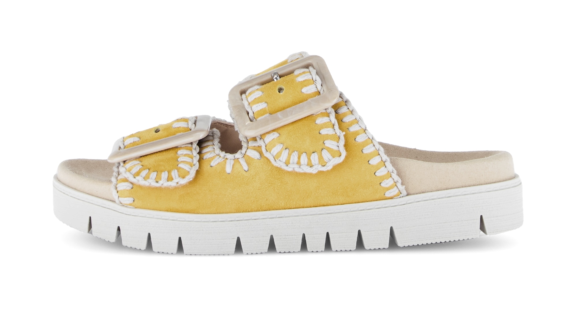 Image of Gabor Pantolette, Sommmerschuh, Schlüpfschuh mit Plateauabsatz