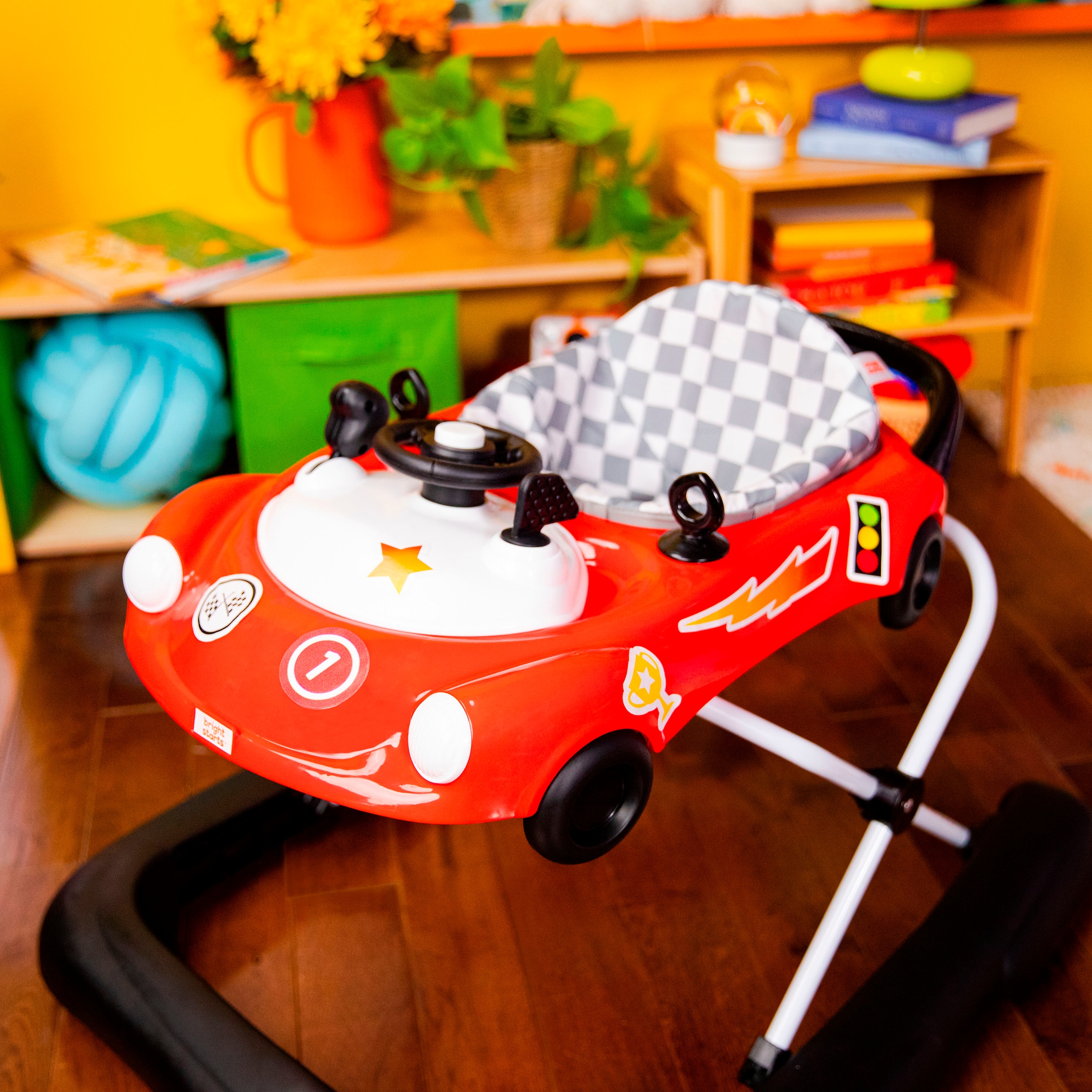 Bright Starts Trotteur »Little Speedster™ 3-in-1 Car Walker – Rot Racer«