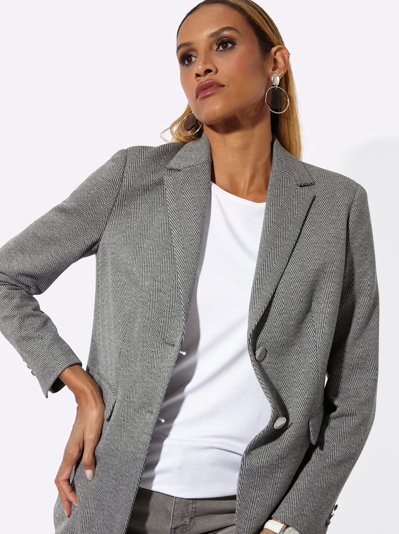 creation L Veste blazer »Modal-Mix-Blazer«