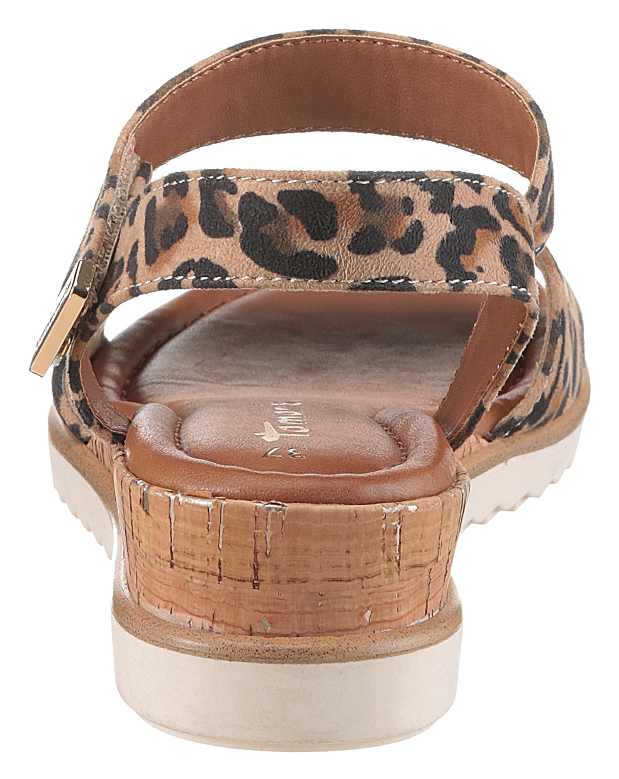 Tamaris Sandales compensées  , Riemchensandale, Sommerschuh in veganer Verarbeitung