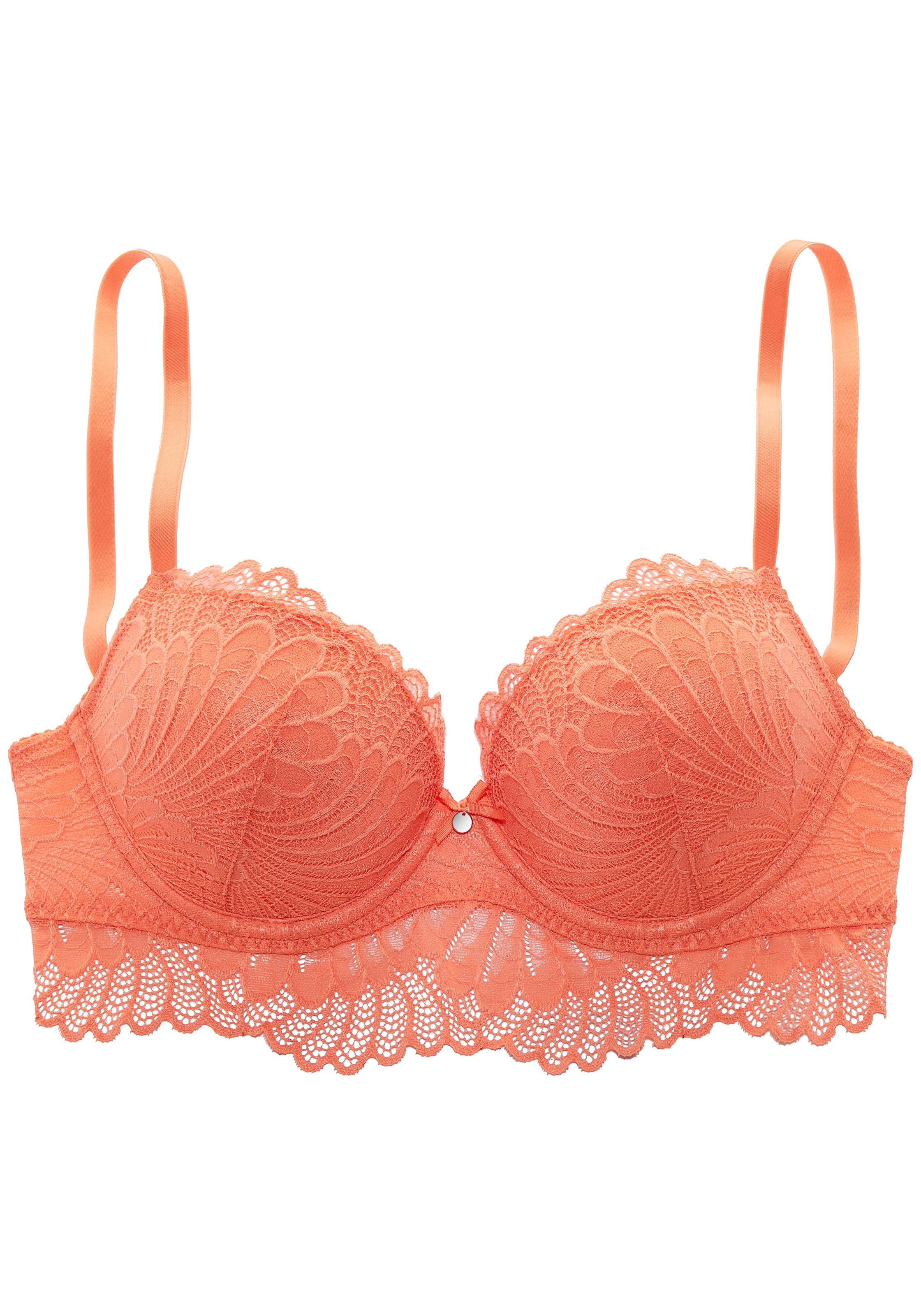 s.Oliver Push-up-BH »Sophie« aus feiner Spitze in leichter Longform, sexy Dessous, Reizwäsche