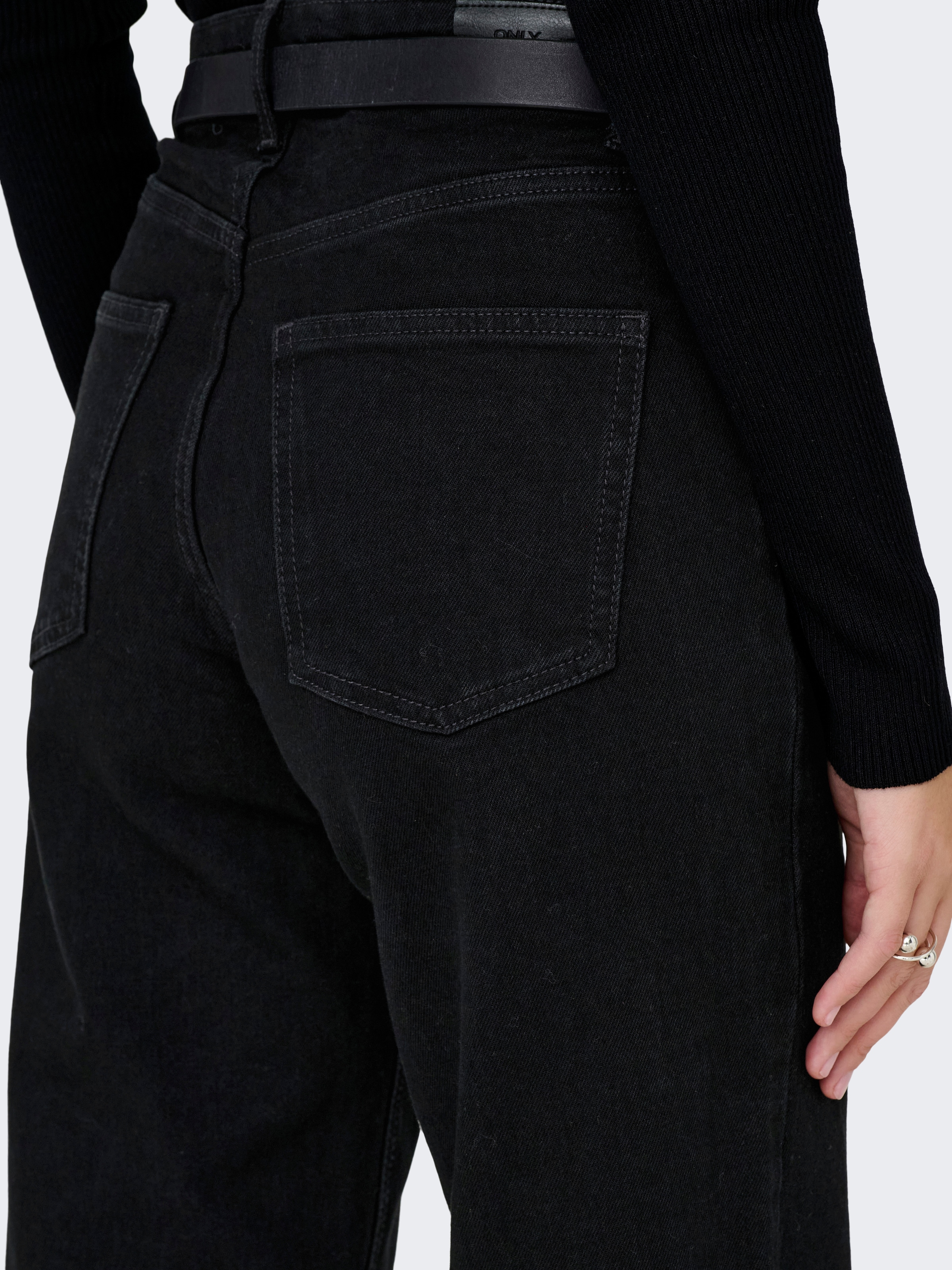 ONLY High-waist-Jeans »ONLJUICY HW WIDE DNM REA670«
