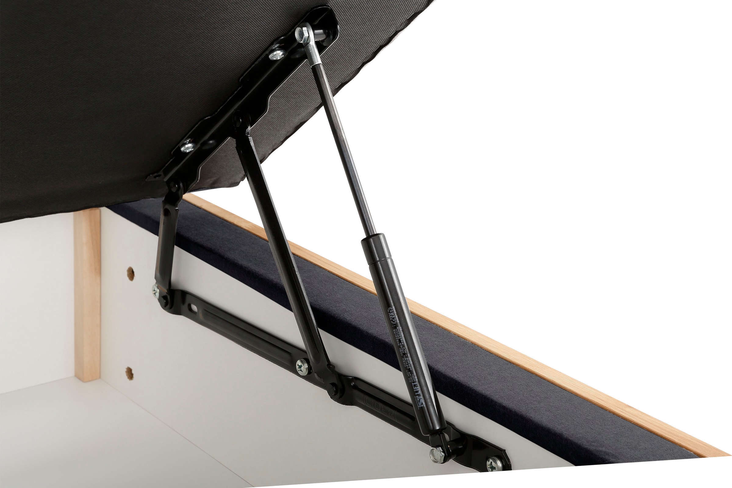 GOODproduct Boxspringbett »Jenna« ohne LED-Beleuchtung, mit zertifizierten, recycelten Bezugsstoffen