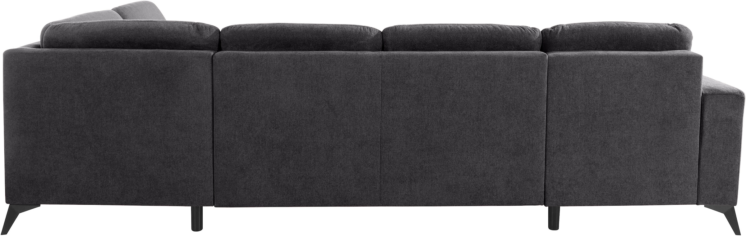 Places of Style Wohnlandschaft »Lolland U-Form«, Wahlweise mit Bettfunktion und Stauraum, auch mit abwischbarem Bezug