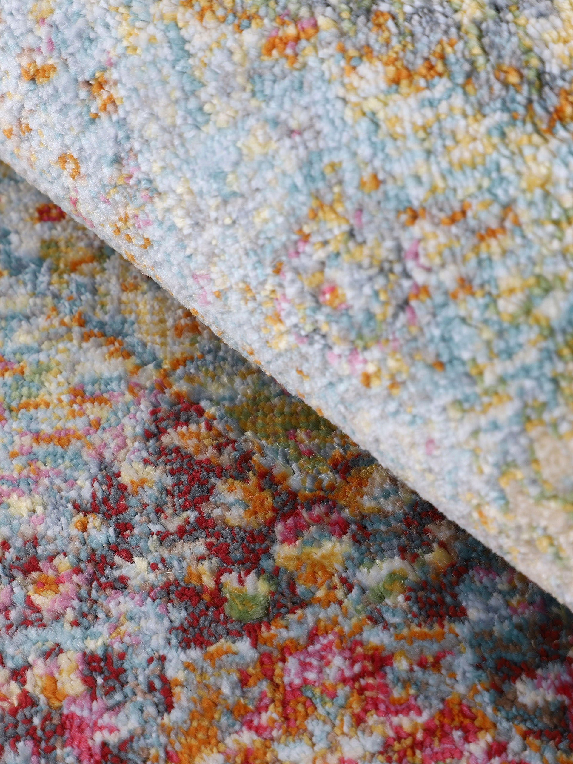 carpetfine Teppich »Harleen,  auch als Läufer«, rund, 8 mm Höhe, Vintage Look, Orient, mit Fransen, Wohnzimmer