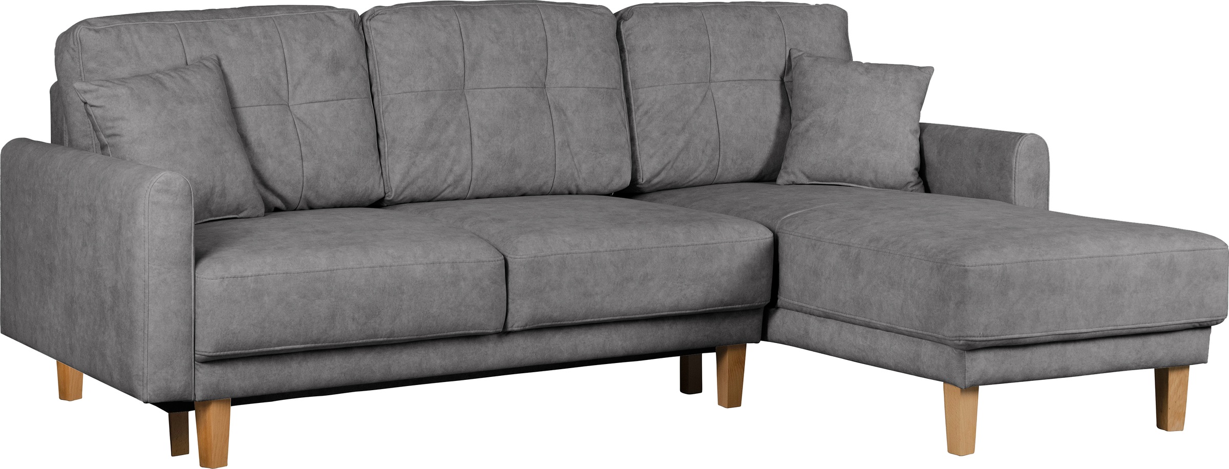 Home affaire Ecksofa »TRIPLO optionale Schlafsofa mit Bettkasten, Masse B/T/H: 234/164/89 cm«, L-Form wahlweise mit Bettfunktion - Liegefläche 132x210 cm