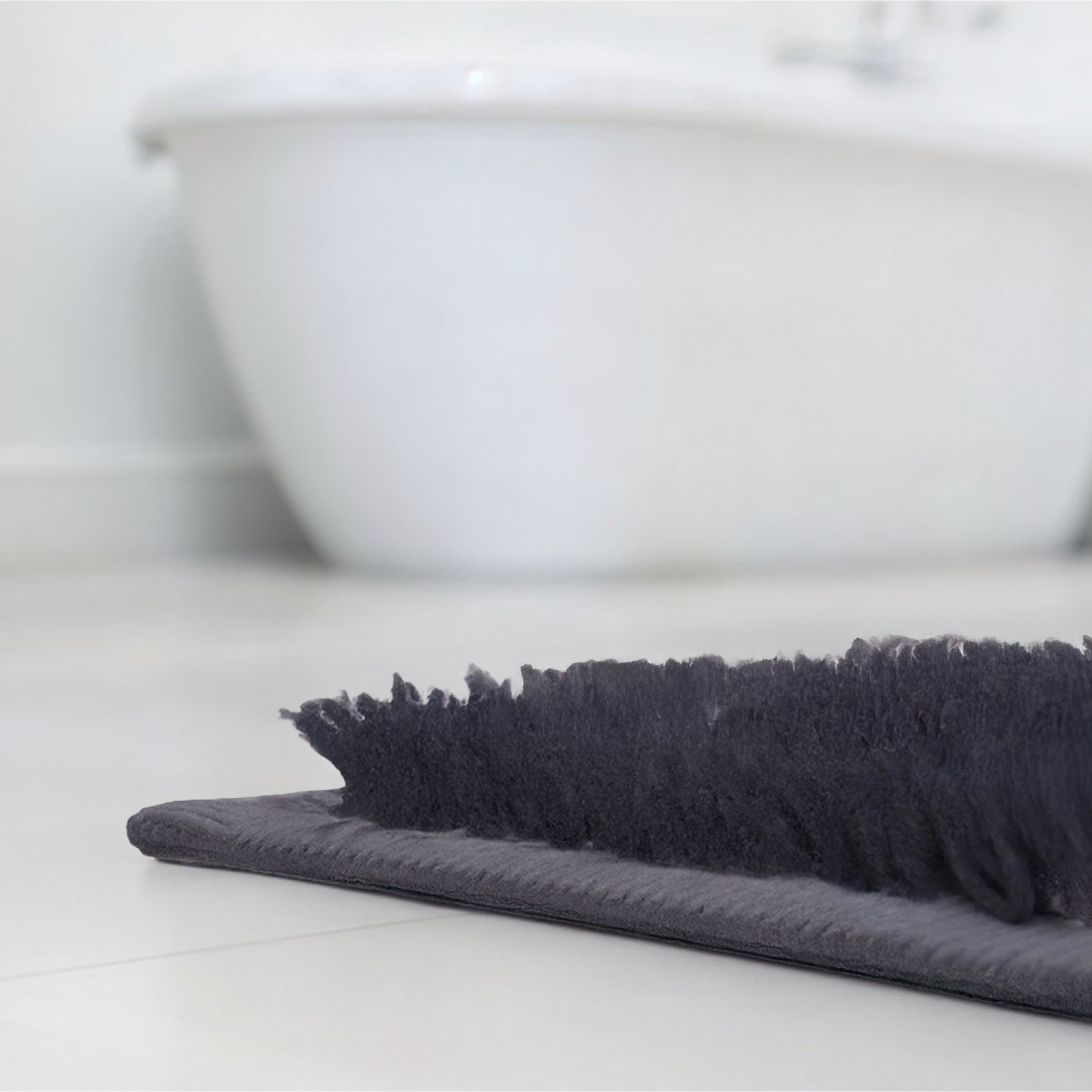 Grund Badematte »Umbria«, rutschhemmend beschichtet, fussbodenheizungsgeeignet, Modernes Blättermuster in Black oder Taupe, 5 Jahre Garantie