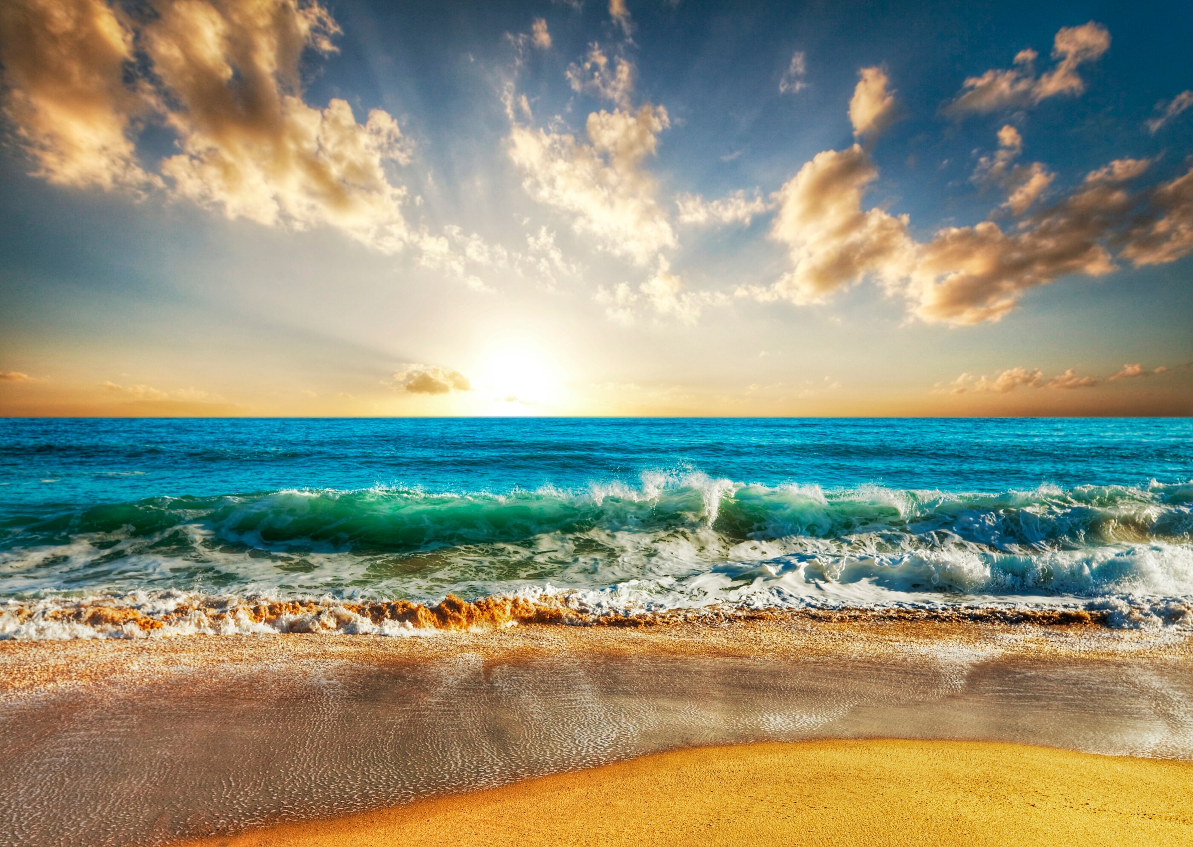 Image of Papermoon Fototapete "Sunset Beach Thailand" glatt
