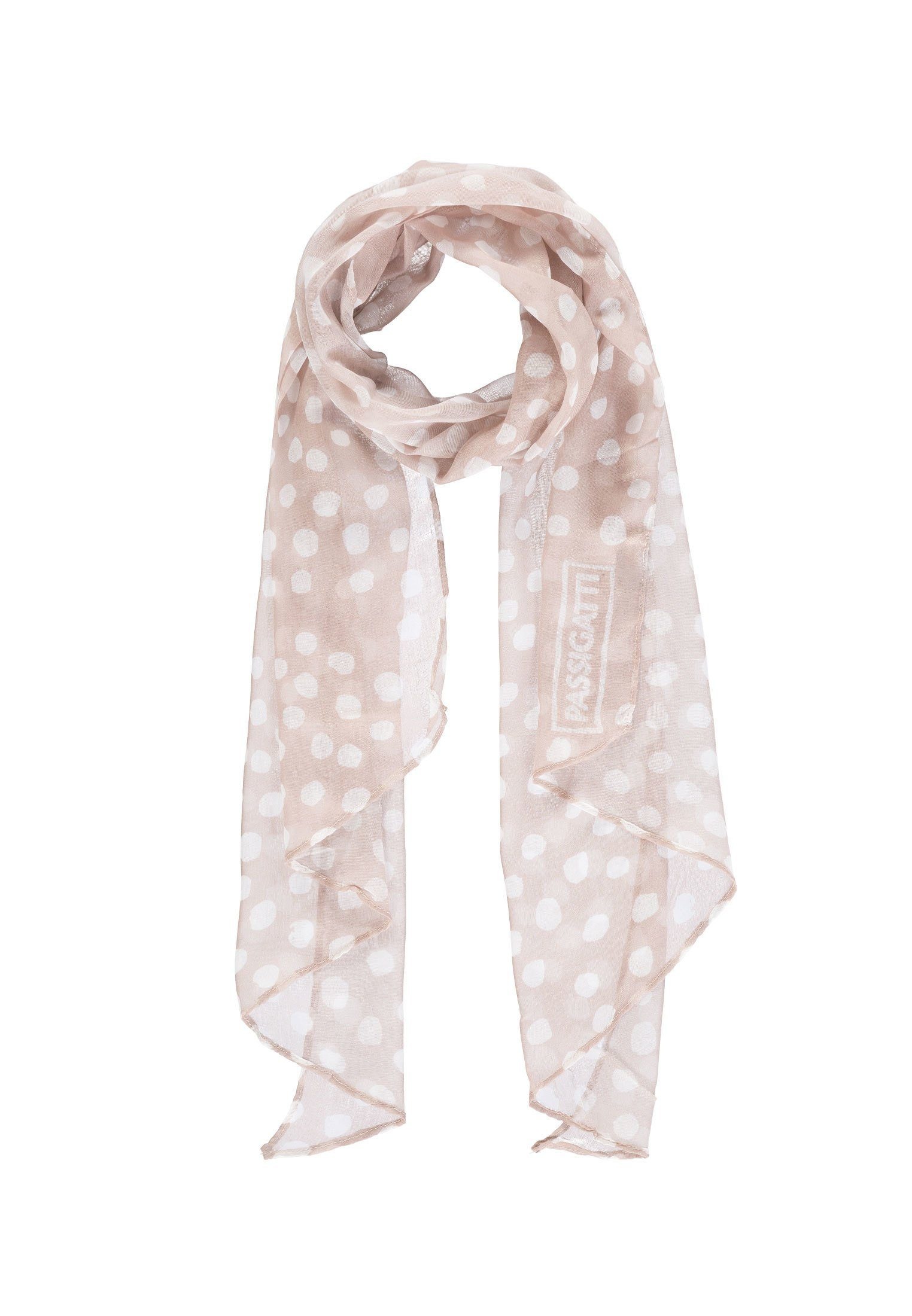 Schal Digitaldruck mit Punkten