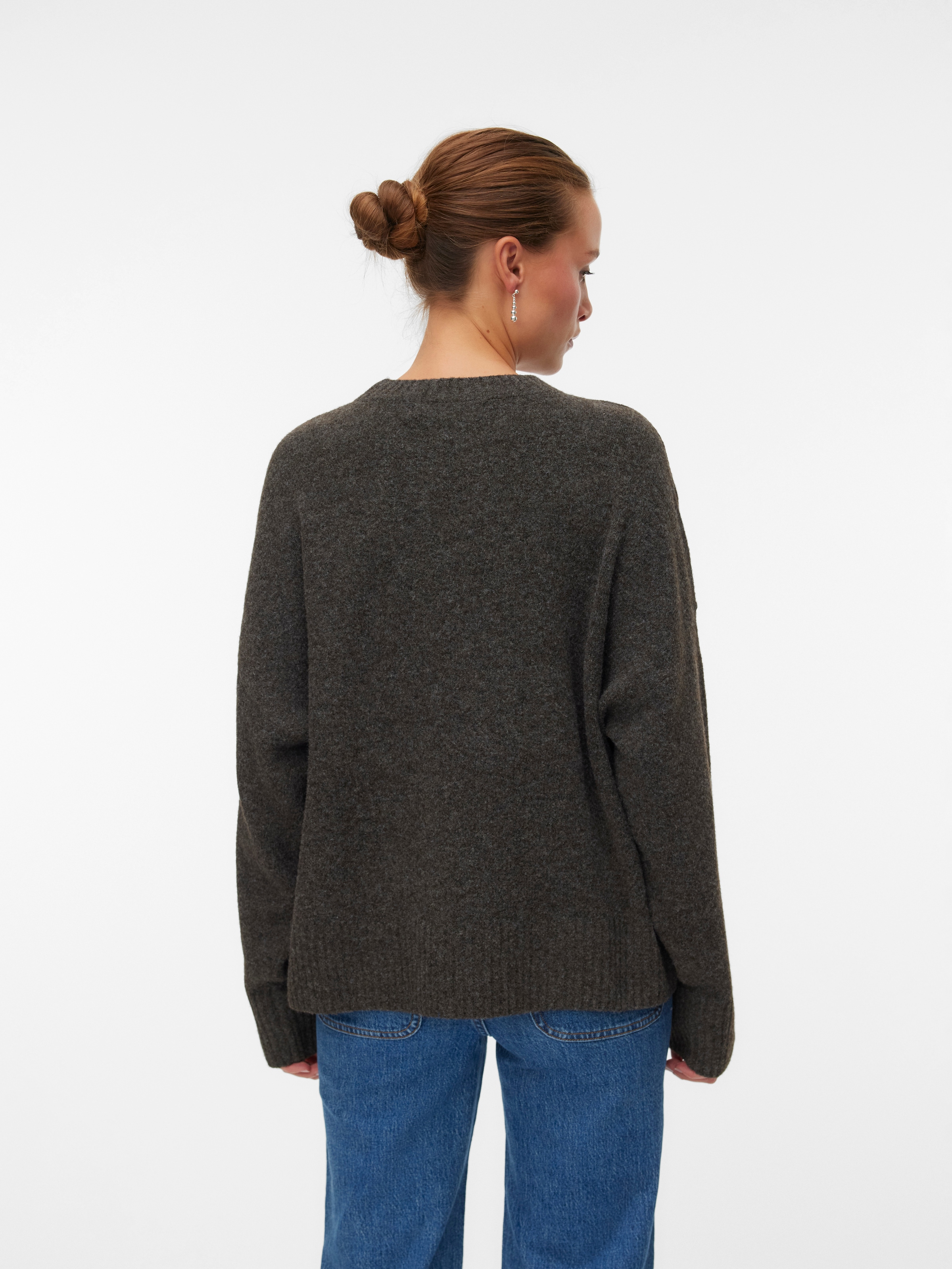 Vero Moda Strickpullover »VMBOOM LS O-NECK PULLOVER GA NOOS«
