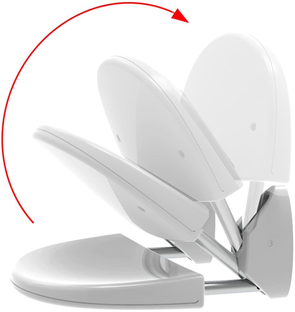 Bischof Siège de douche rabattable »Kläppi« belastbar bis 120 kg Wandbefestigung, platzsparend