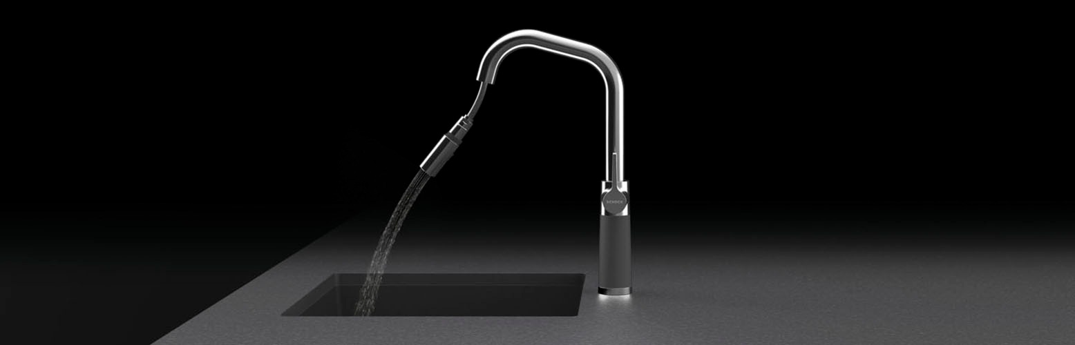 Schock Küchenarmatur "SC-530 SB" ausziehbar, Strahl-Brause, Rückflussverhinderer, Schwenkbereich 120