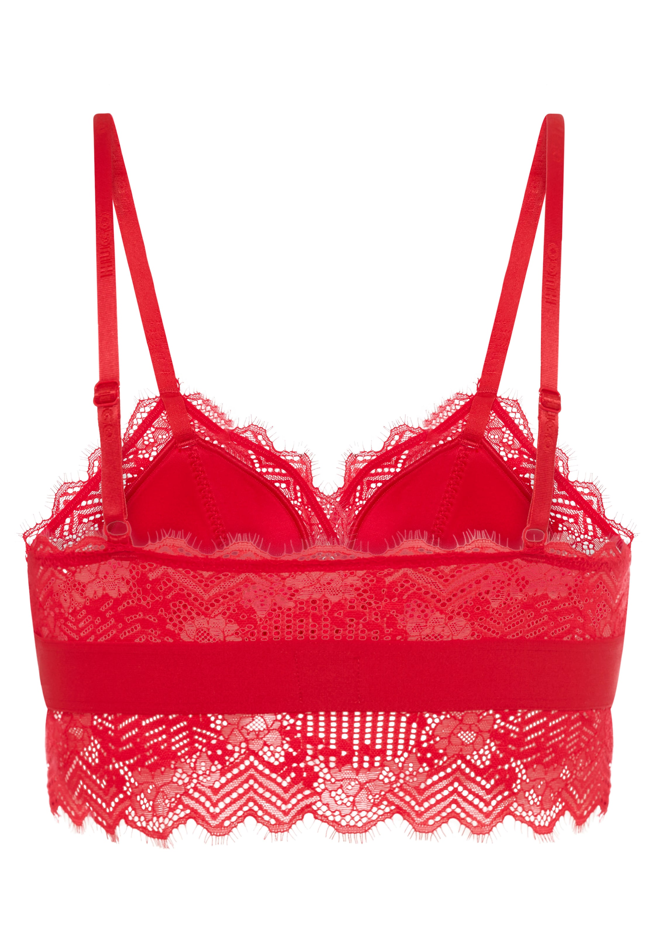 HUGO Underwear Bügelloser BH »TRIANGLE RL LACE«, mit Hugo-Label am Bund