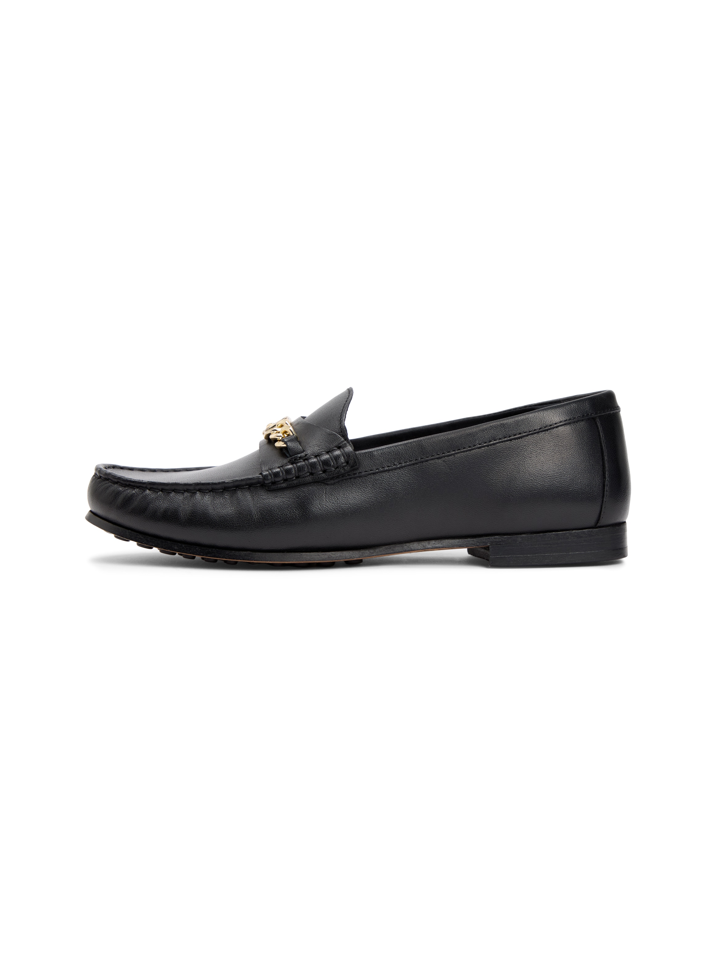 Tommy Hilfiger Loafer »TH CHAIN LEATHER LOAFER«  Chaussure business, slipper, chaussure à enfiler avec chaîne décorative dorée