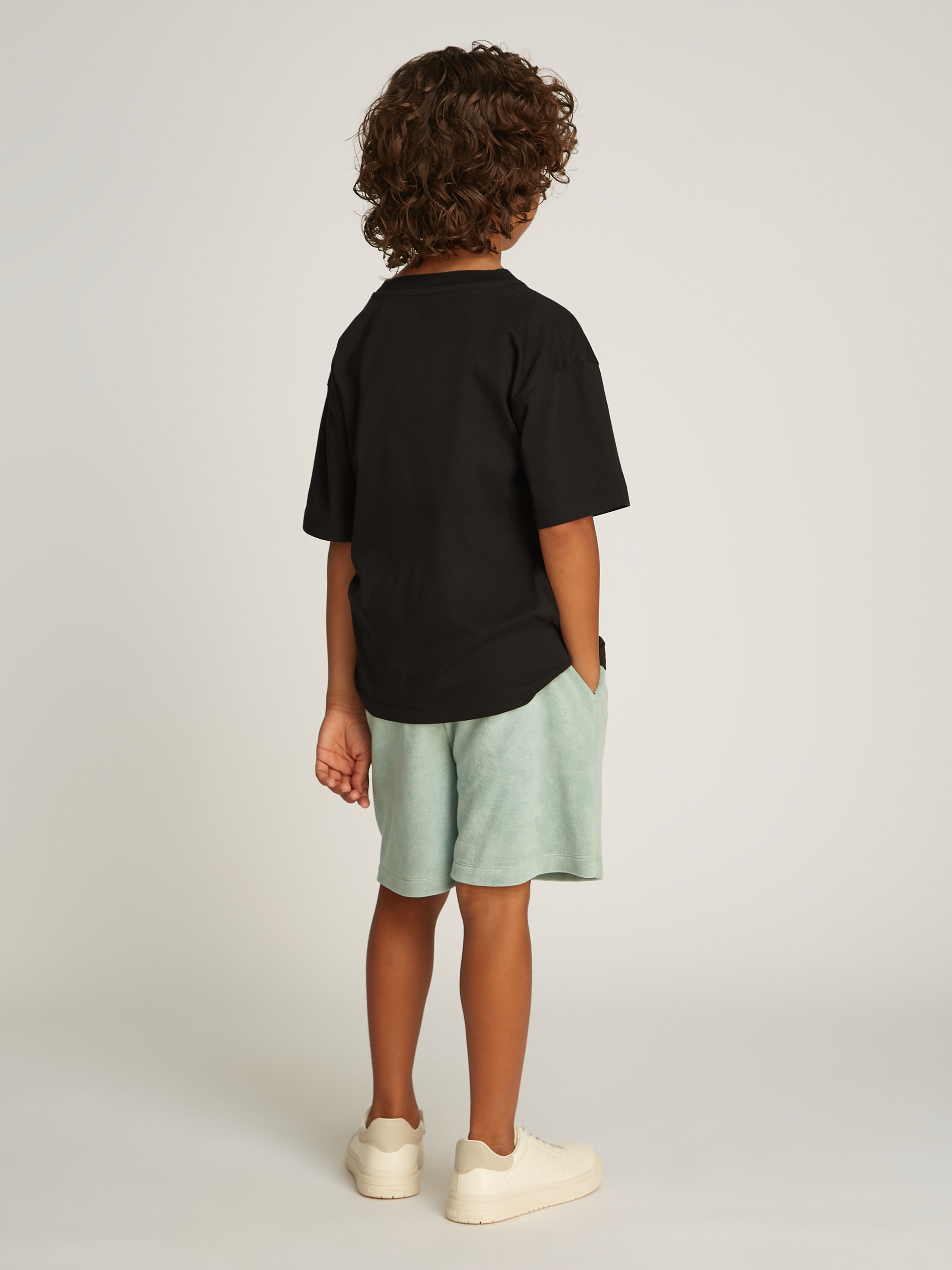 Calvin Klein Jeans T-Shirt »OCEAN SWIRL MONO T-SHIRT«, mit grossem Logodruck