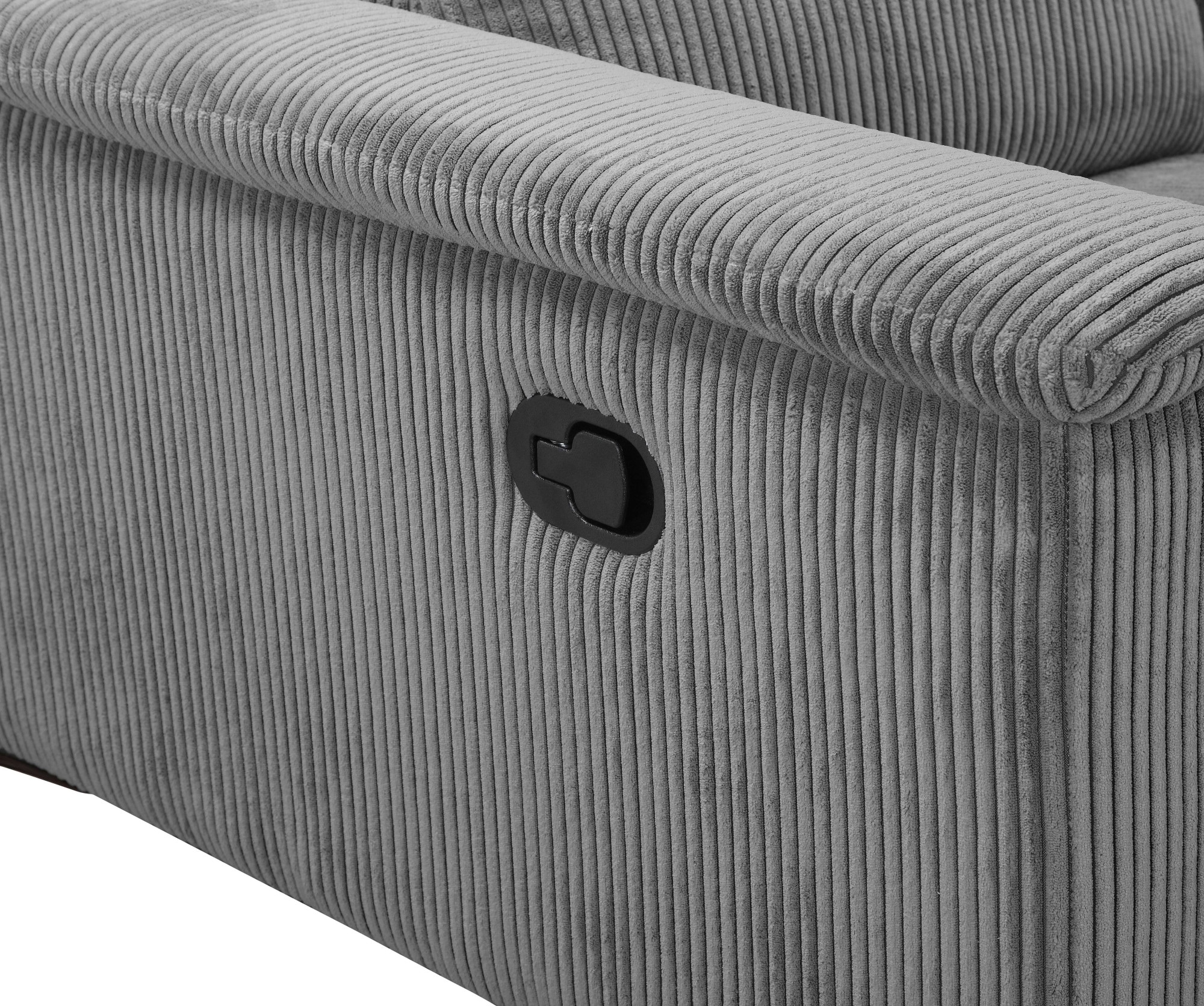 Home affaire 2-Sitzer »Lund in Cord, mit manueller o. elektrischer« Relaxfunktion, USB-C, Kopfteilverstellung, Breite 160 cm