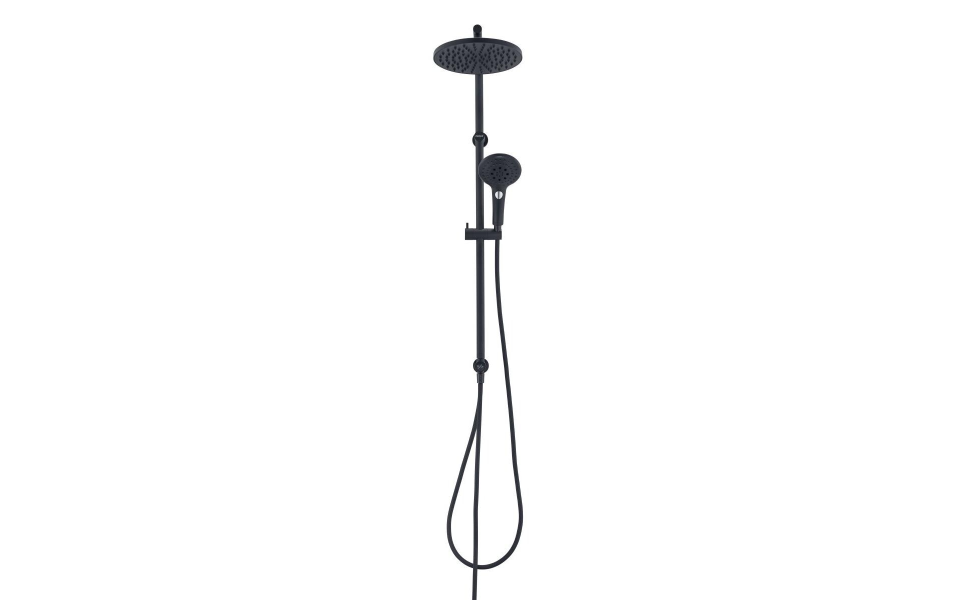 diaqua® Brausegarnitur »Wakuda Push, Schwarz matt«