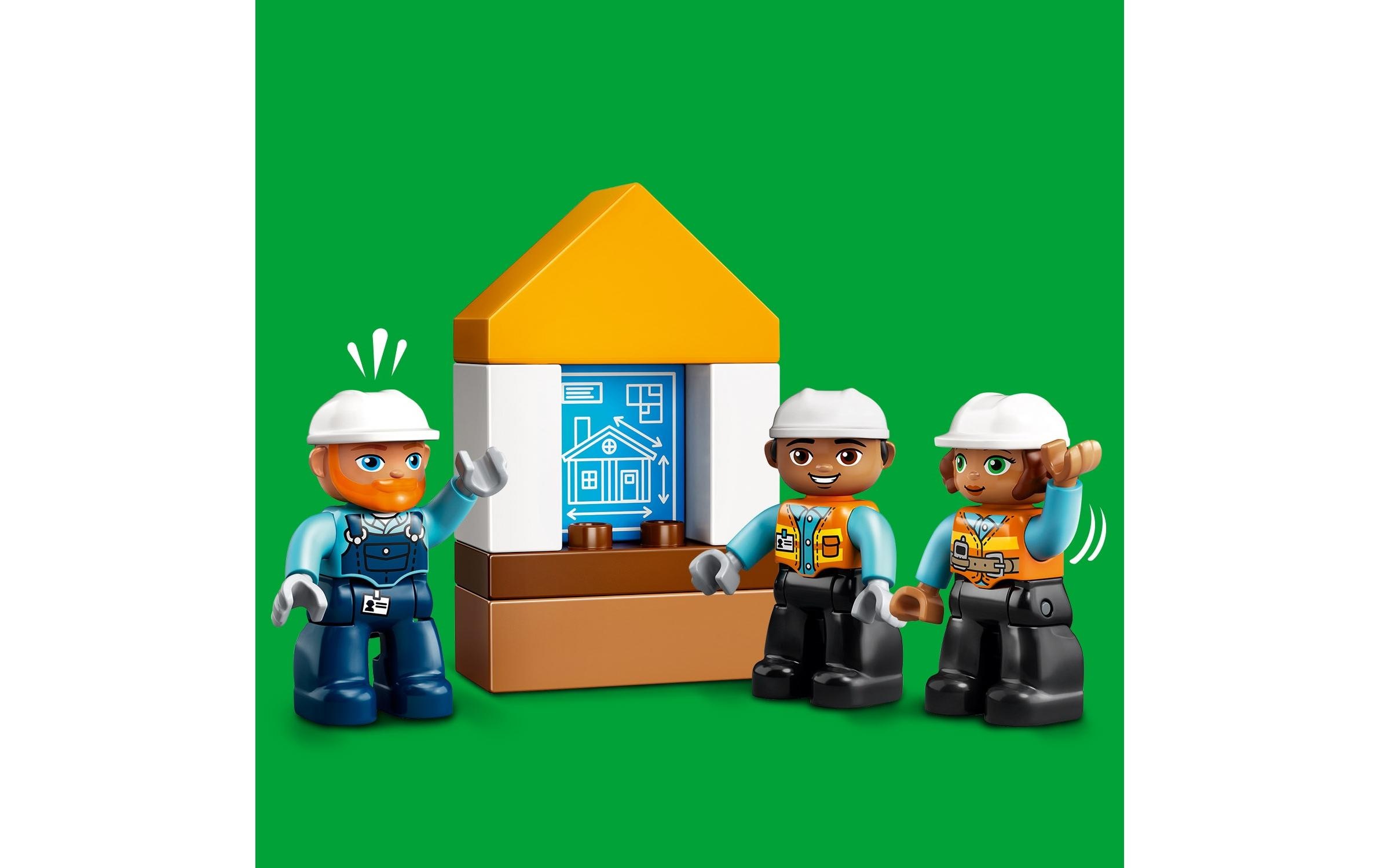 LEGO® Spielbausteine »DUPLO® Baustelle mit Abrissbirne 10932«, (56 St.)