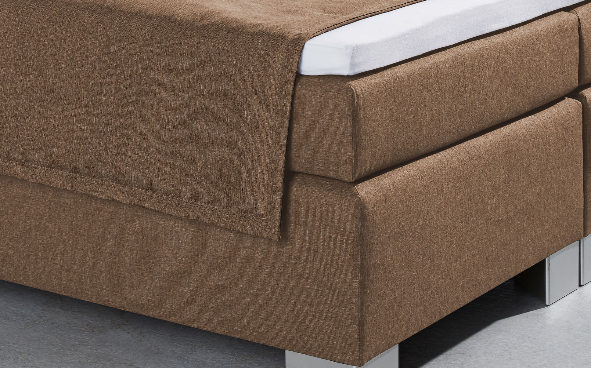 hapo Lit boxspring »ATLANTA« Topper separat erhältlich!,  erhältlich in verschiedenen Breiten, Farben & Maratzenarten