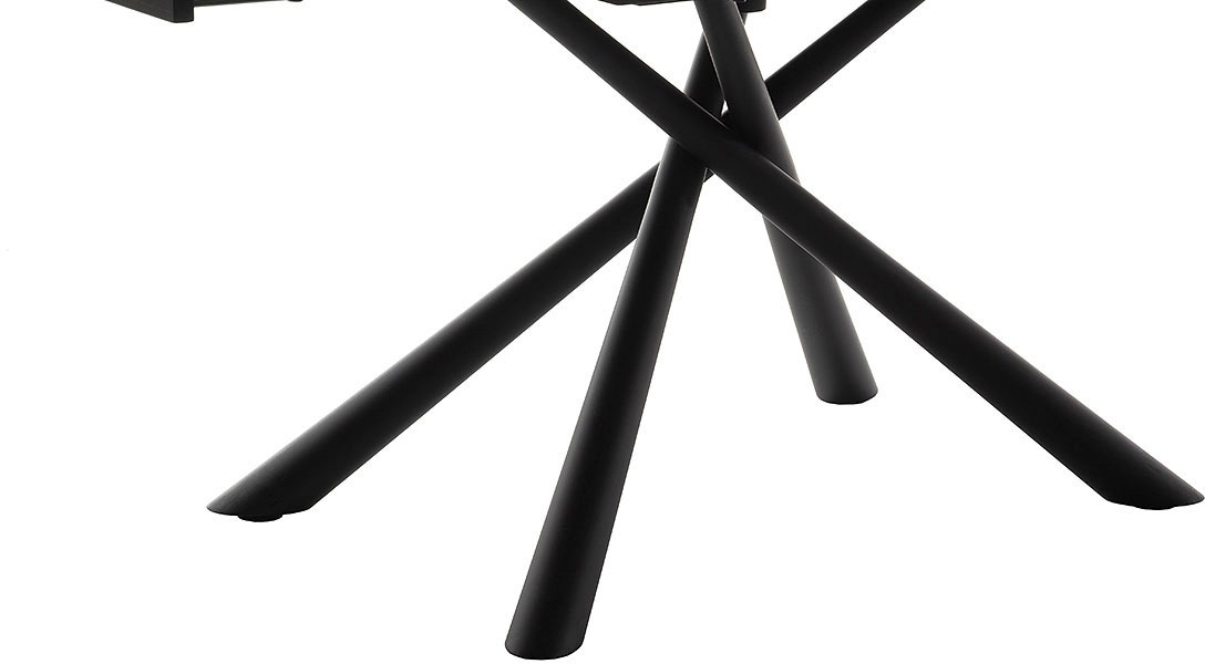 MCA furniture Esstisch »NICOSIA Vierfusstisch 130-190 cm«, (Einzelstück), Keramik, Metall, Rotationsauszug, ausziehbar, Tischplatte 11 mm