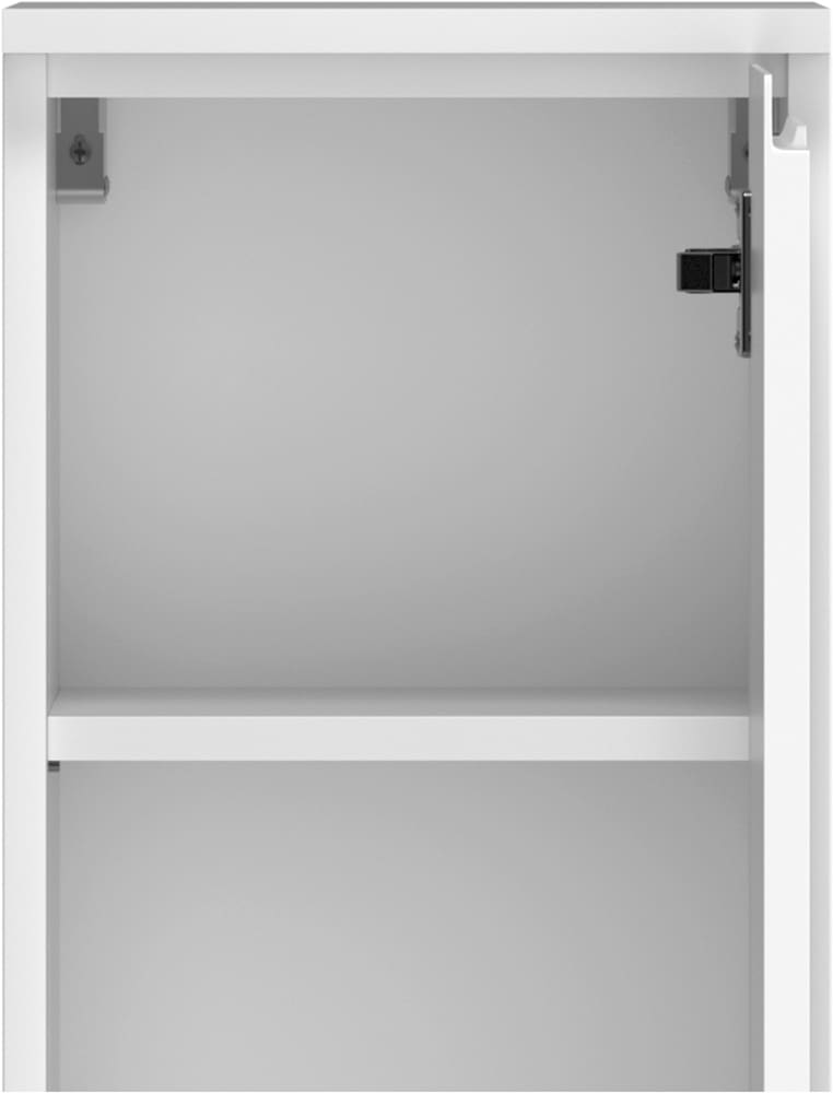 welltime Armoire intermédiaire »CABO, gedämpfte Scharniere« blanc mat, design sans poignées, réversible