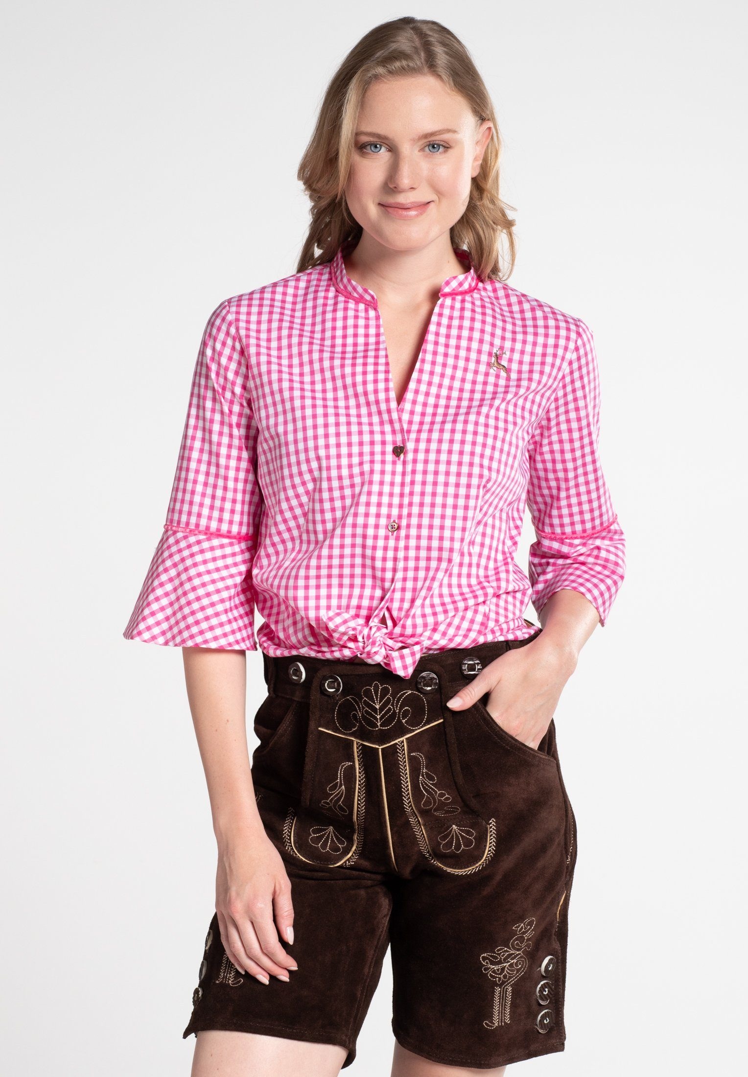 Dreiviertelarm Bluse »SLIM FIT«