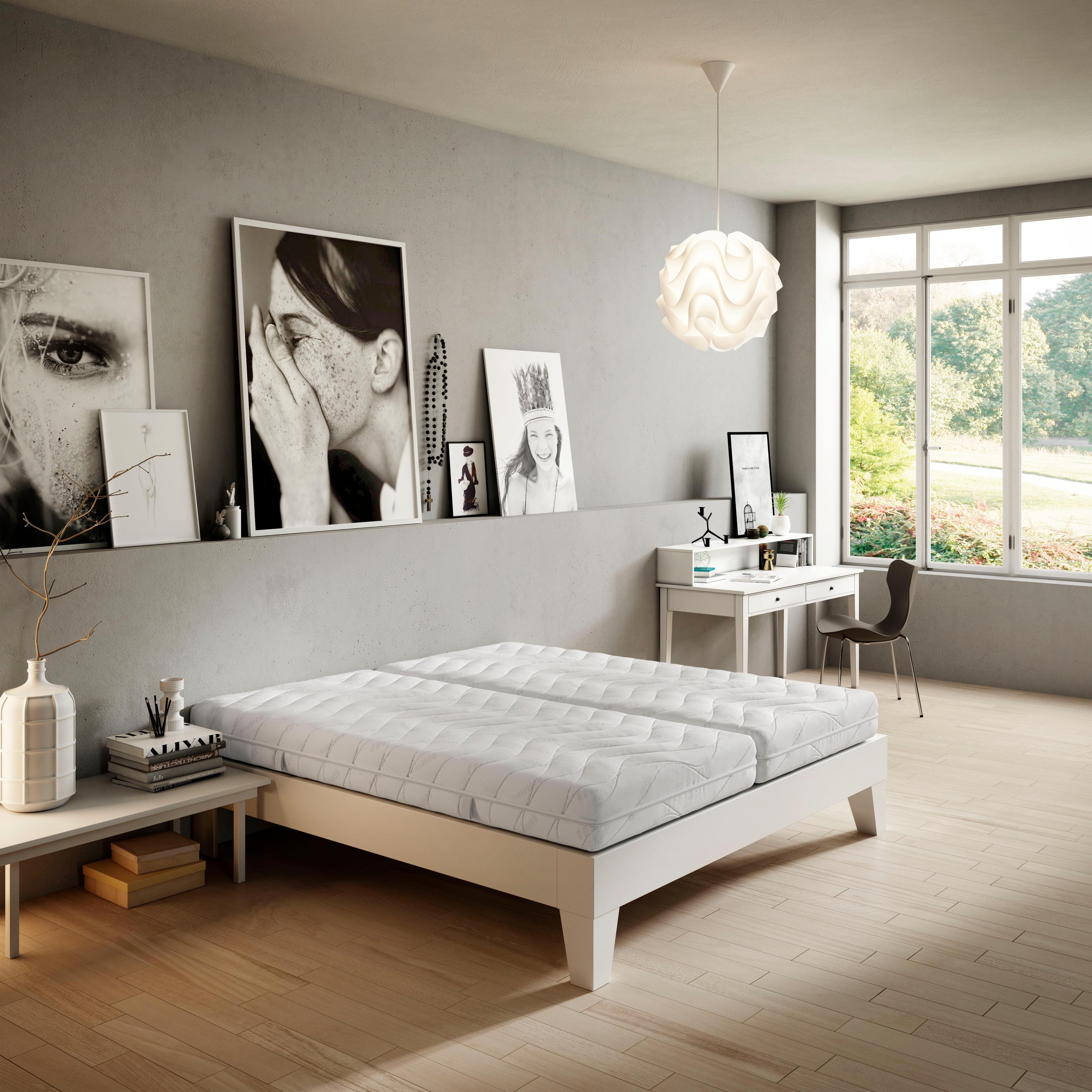 Image of Schlaraffia Taschenfederkernmatratze »Sky 200 TFK«, 20 cm cm hoch, 434 Federn, (1 St.), in 90x200, 140x200 und diversen weiteren Grössen erhältlich, Matratzenkern mit 7 Komfortzonen passt sich der Körperform an bei Ackermann Versand Schweiz