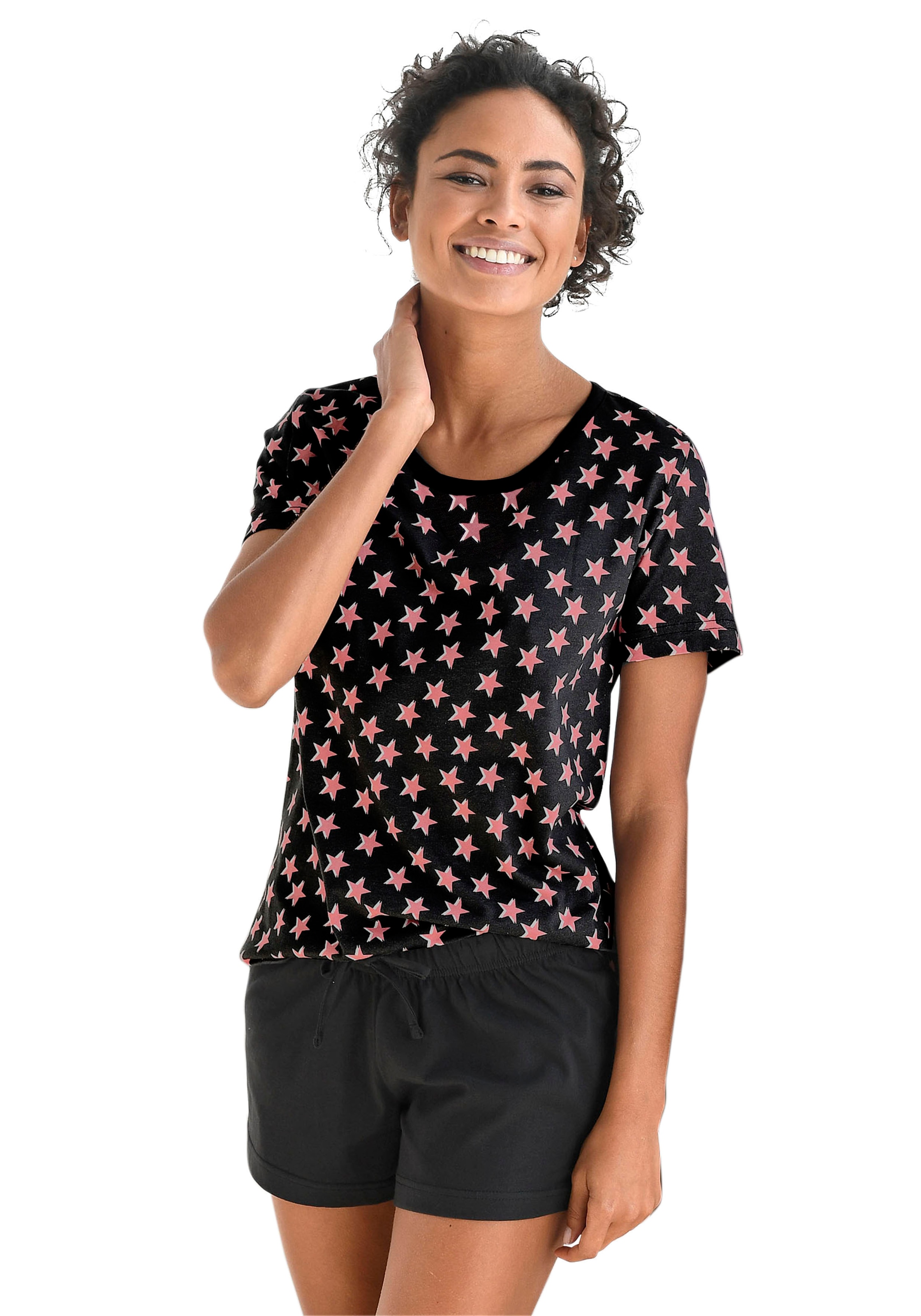 Image of Vivance Dreams by Lascana Shorty mit Sternchen-Druck