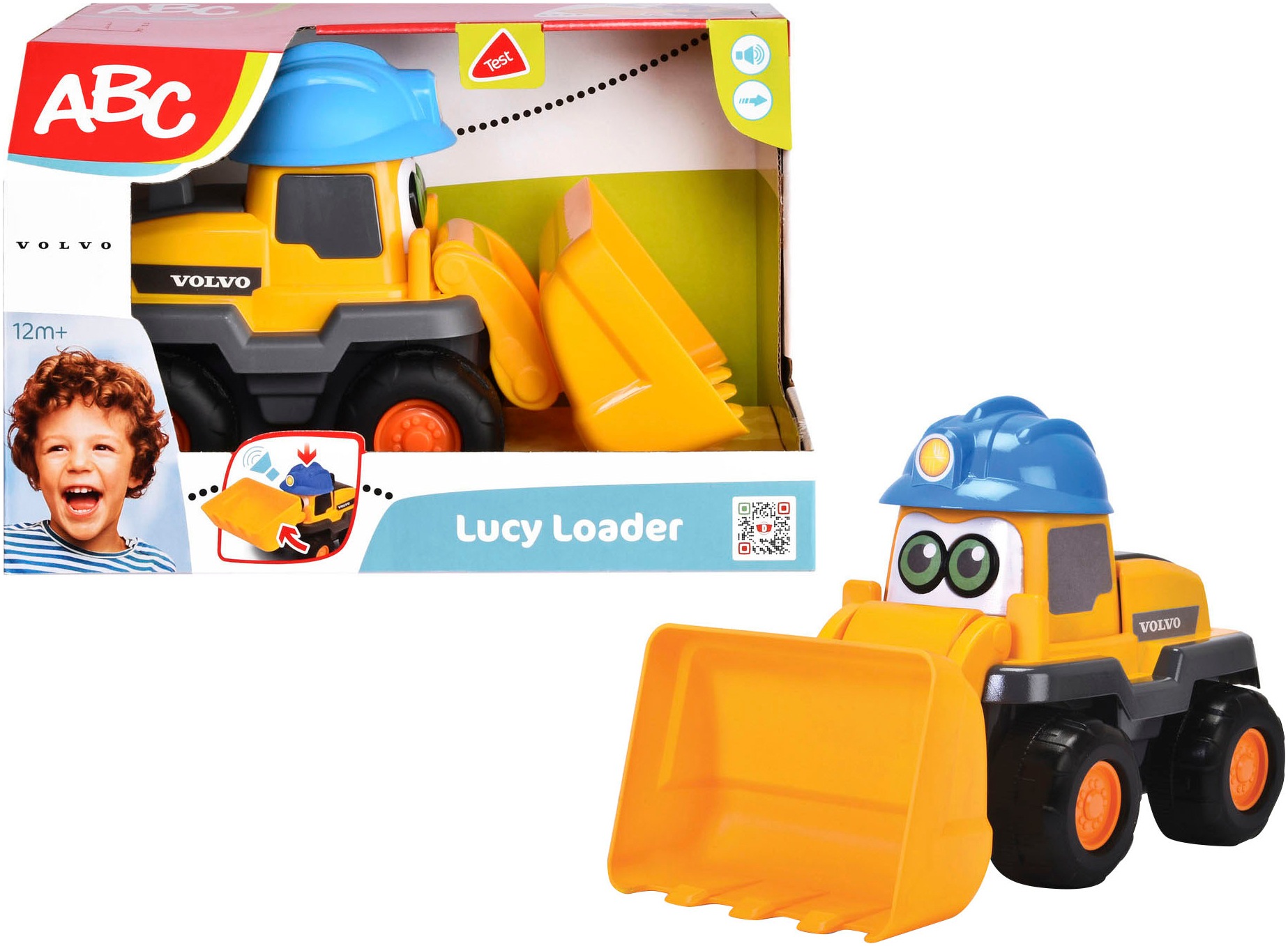 ABC Spielzeug-Radlader »ABC Lucy Loader«, mit mechanischer Hupe