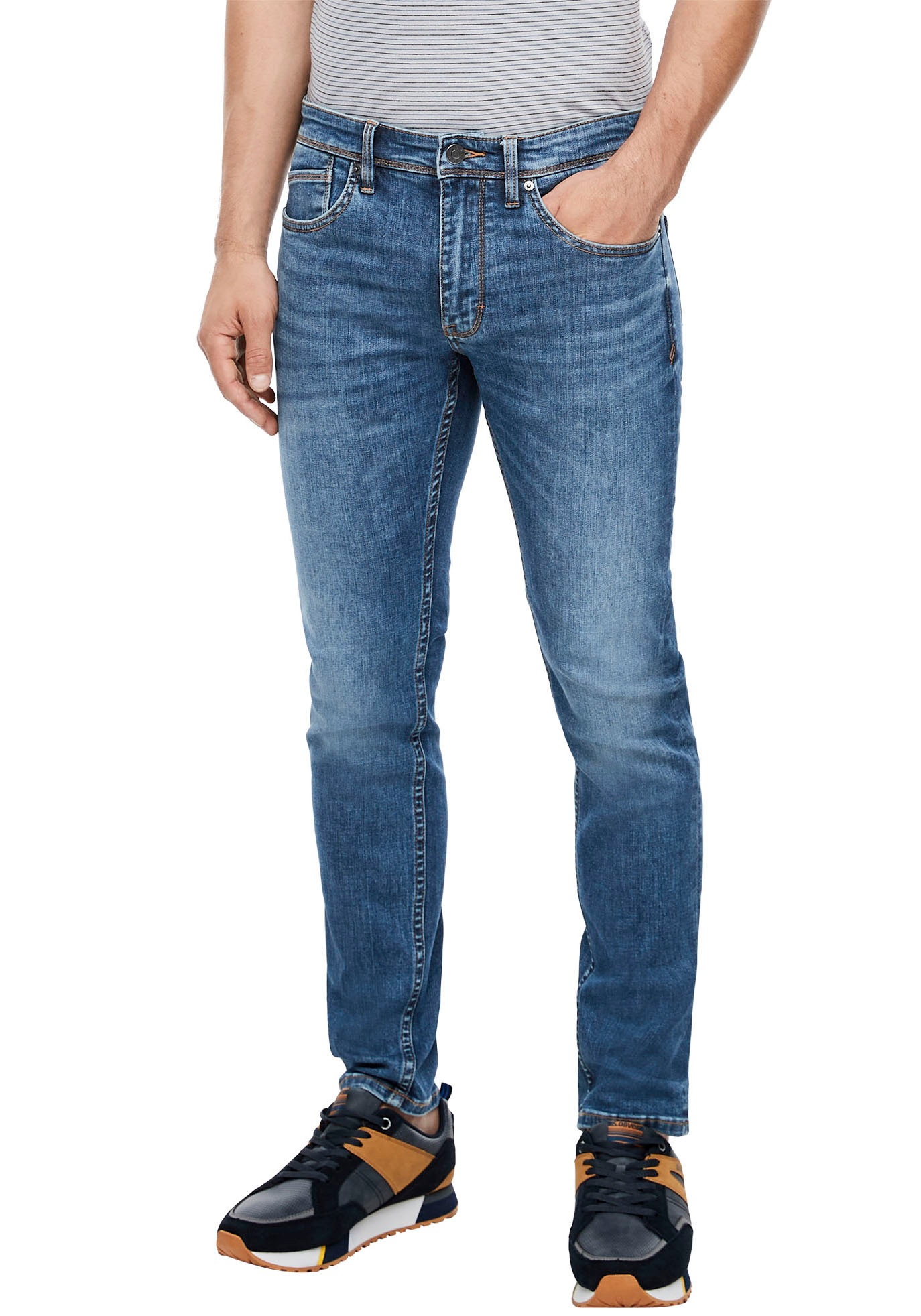 Image of s.Oliver Slim-fit-Jeans »KEITH«, mit authentischer Waschung bei Ackermann Versand Schweiz