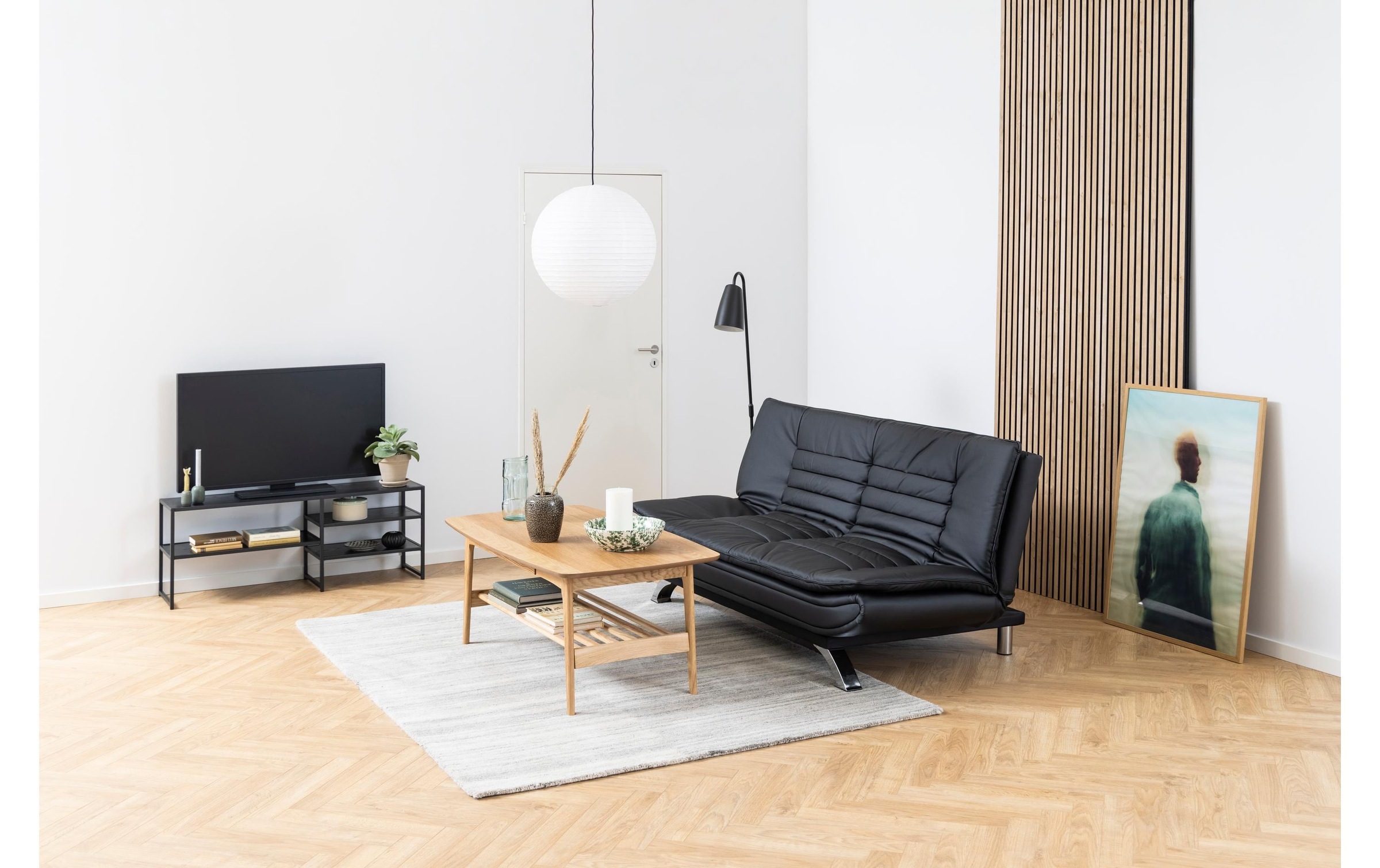AC Design TV-Board »Seaford 120 x 33 x 46 cm, Schwarz«