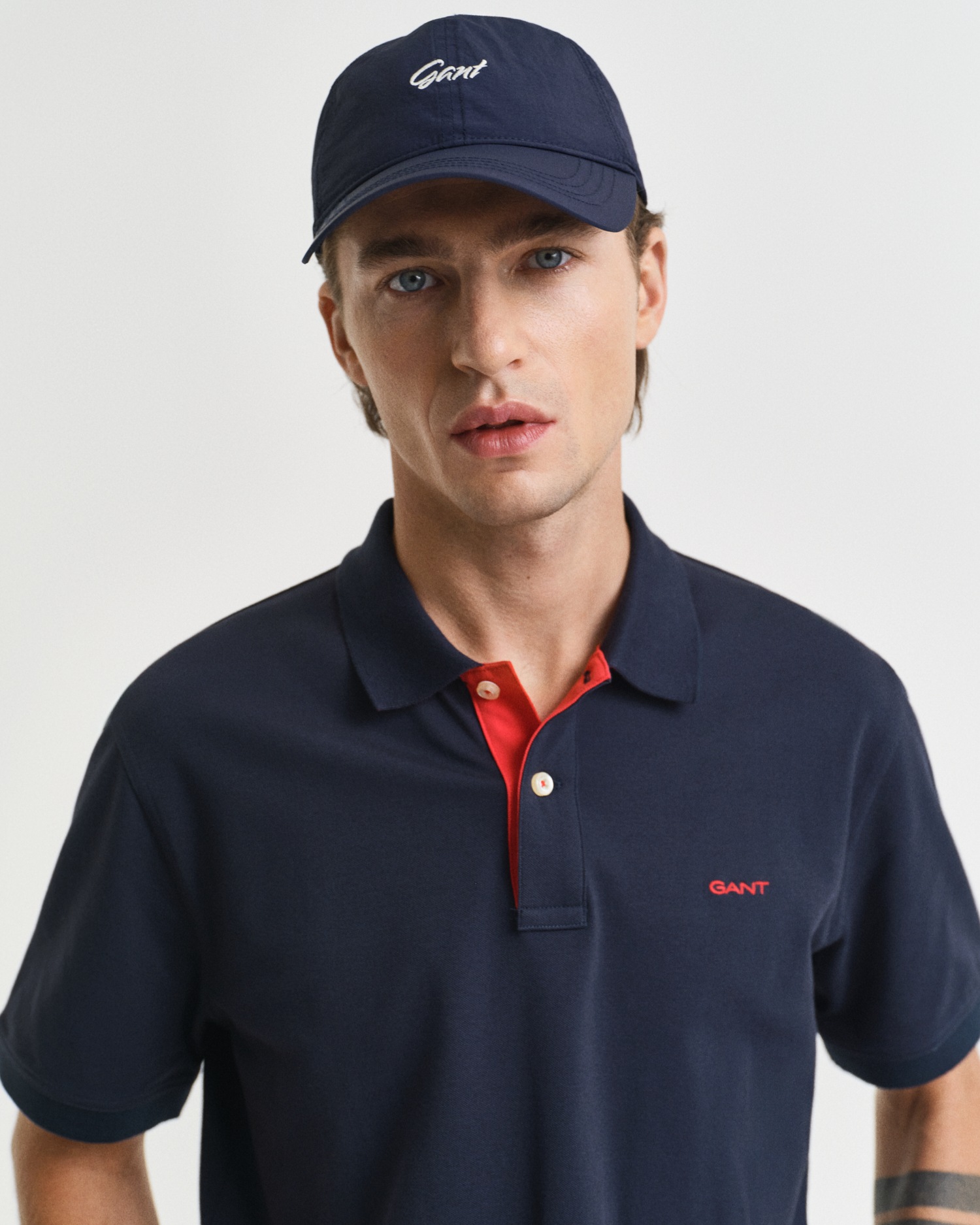 Gant Polo »REG CONTRAST PIQUE SS RUGGER«, mit kontrastfarbenen Einsätzen
