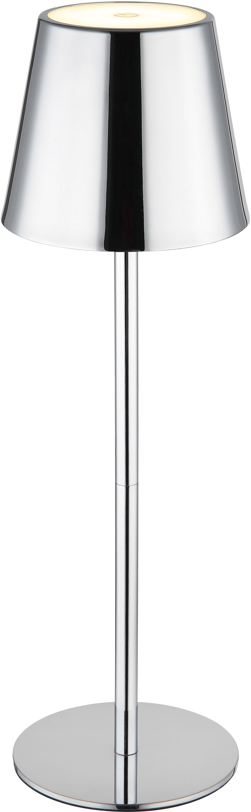 GOODproduct LED Tischleuchte »Alennia Akkuleuchte inkl. Flaschenaufsatz« LED-Modul 1 Stk. warmweiss - kaltweiss stufenloser Touchdimmer, Farben fixierbar, USB-C, Akkulampe, CCT