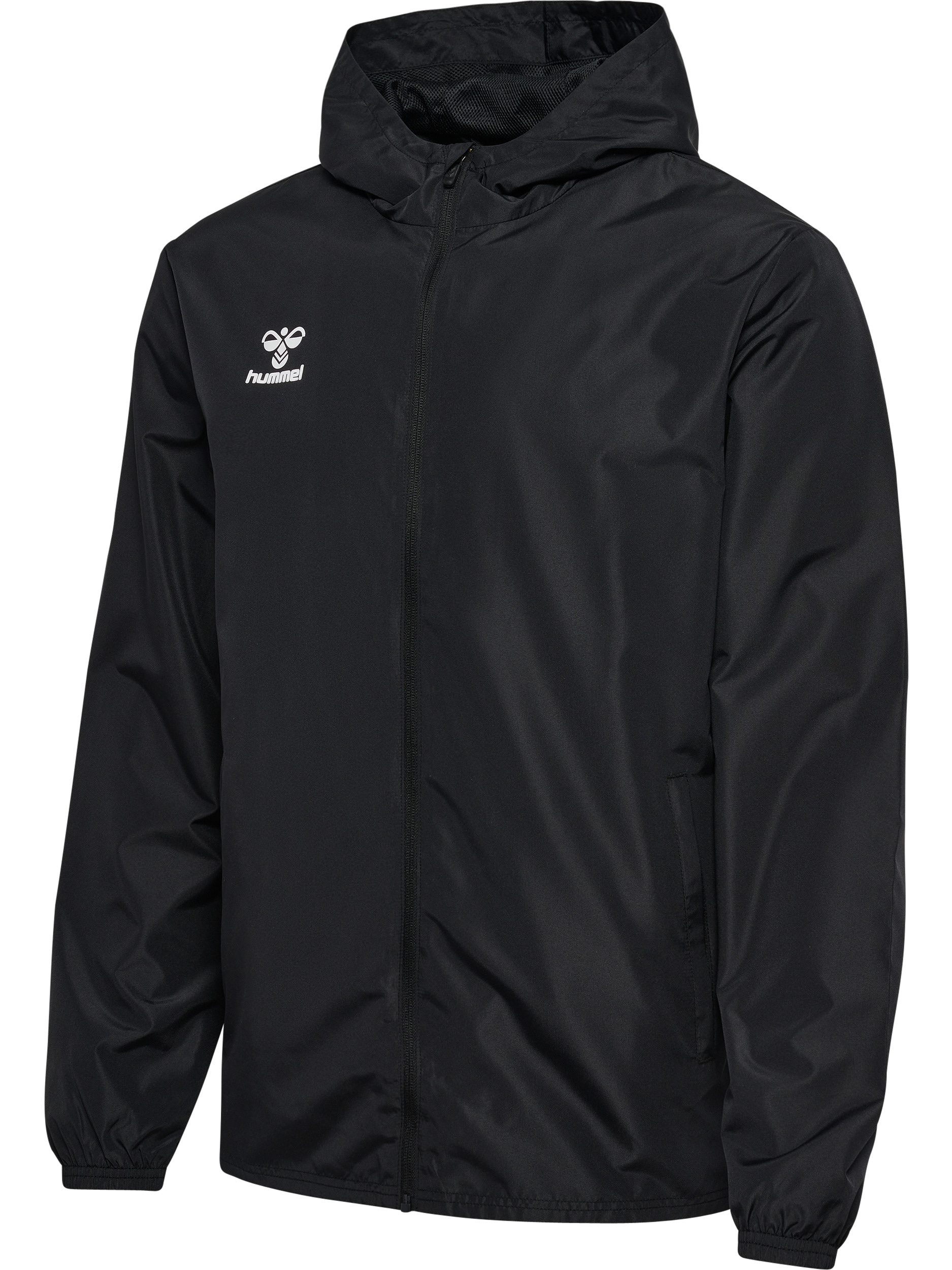 hummel Allwetterjacke »hmlESSENTIAL AW JACKET« mit Kapuze mit Reissverschlusstaschen, atmungsaktiv, wasser- und windabweisend