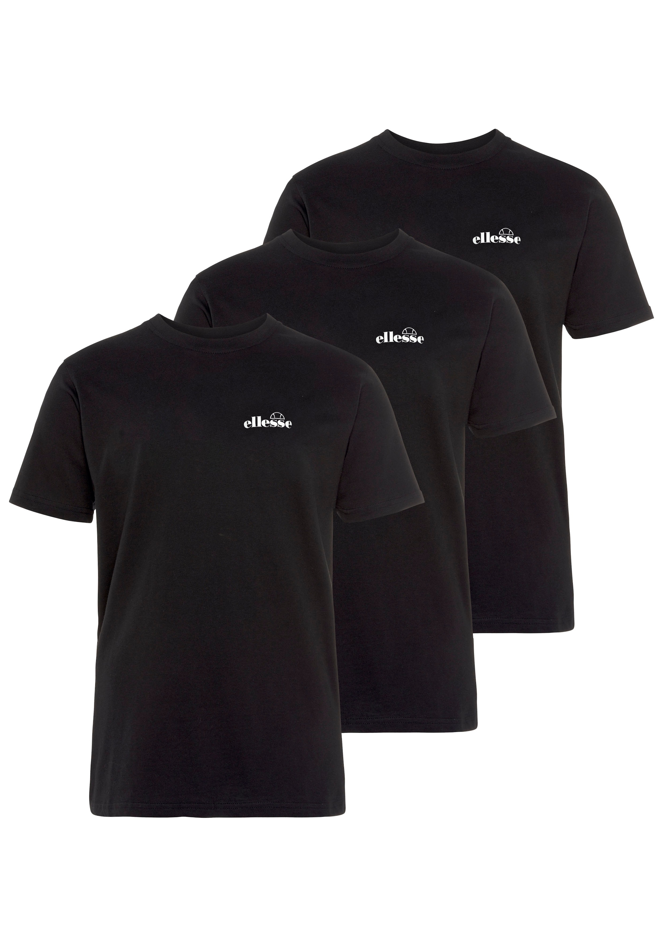 Ellesse T-Shirt »AZZINI TEE (3 PACK)« Packung, 3 Stk.