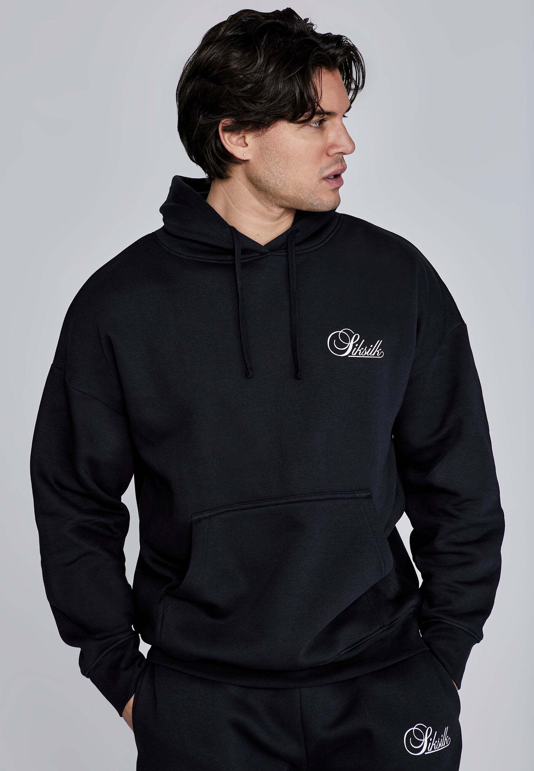 Siksilk Loungeanzug »Siksilk Kleidungsset Hoodie and Joggers Set«