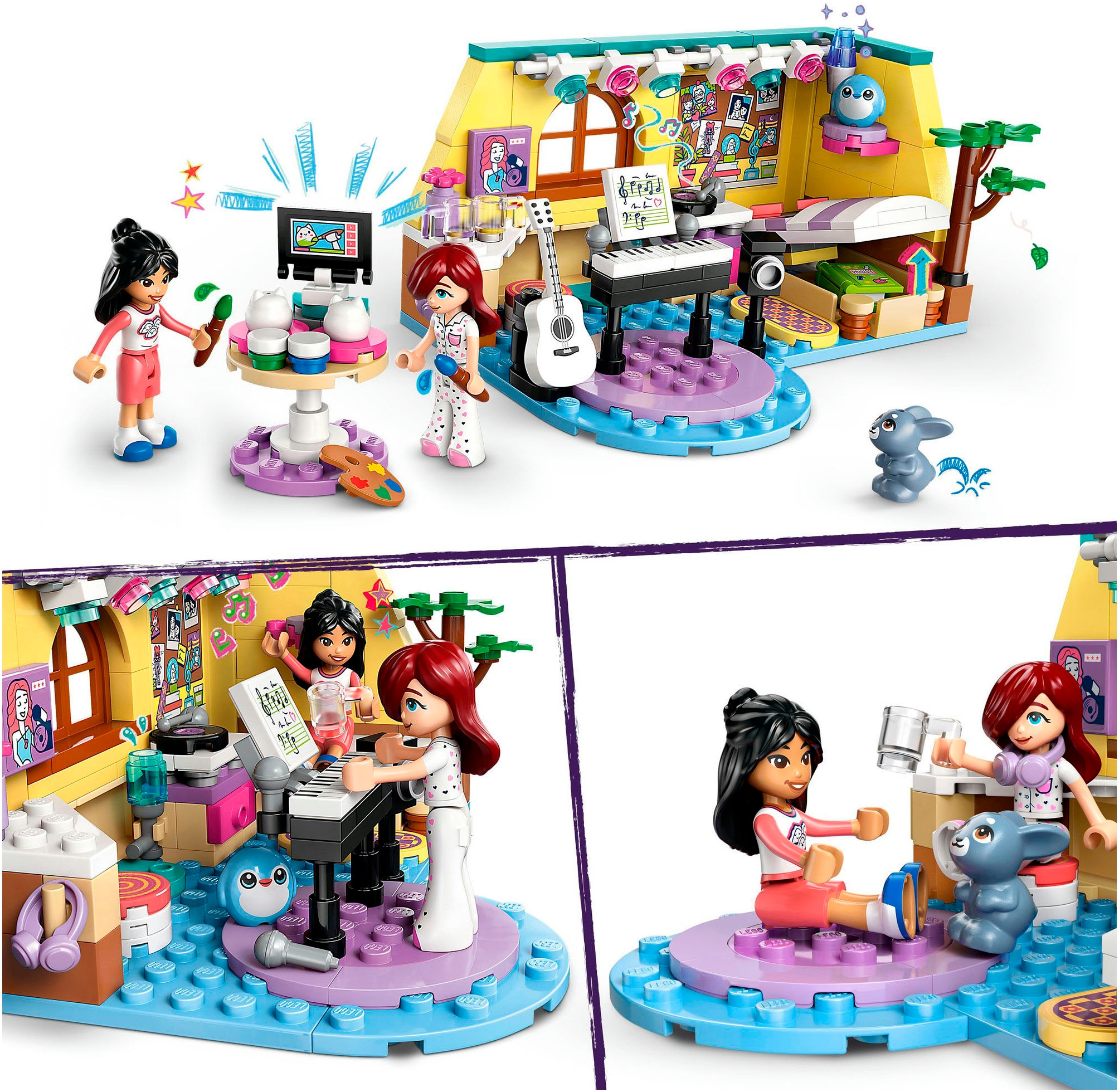 LEGO® Konstruktionsspielsteine »Paisleys Zimmer (42647), LEGO Friends« Made in Europe