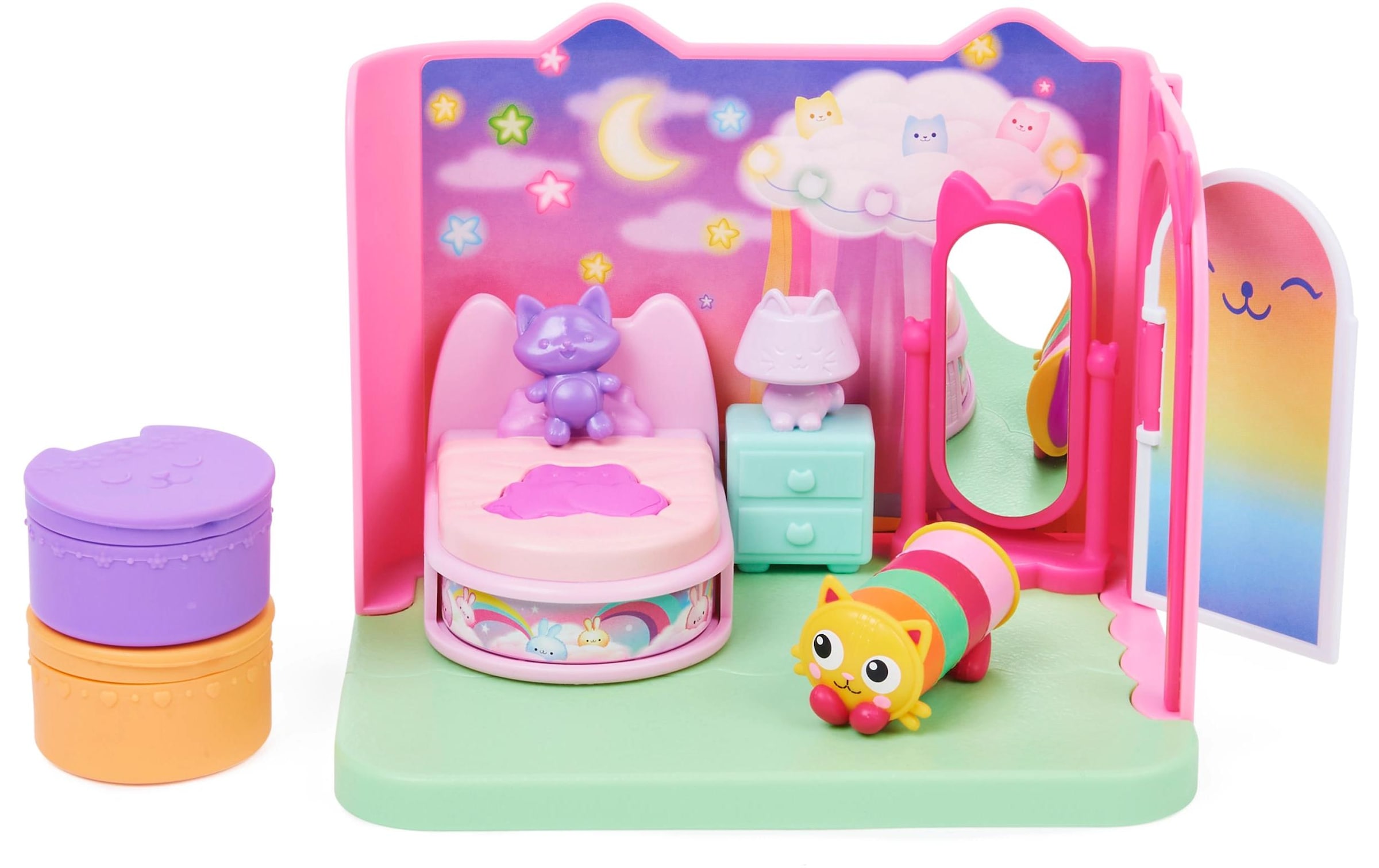 Spielwelt »Spinmaster Gabby's Dollhouse Pillows Schlafzimmer Deluxe Rooms«