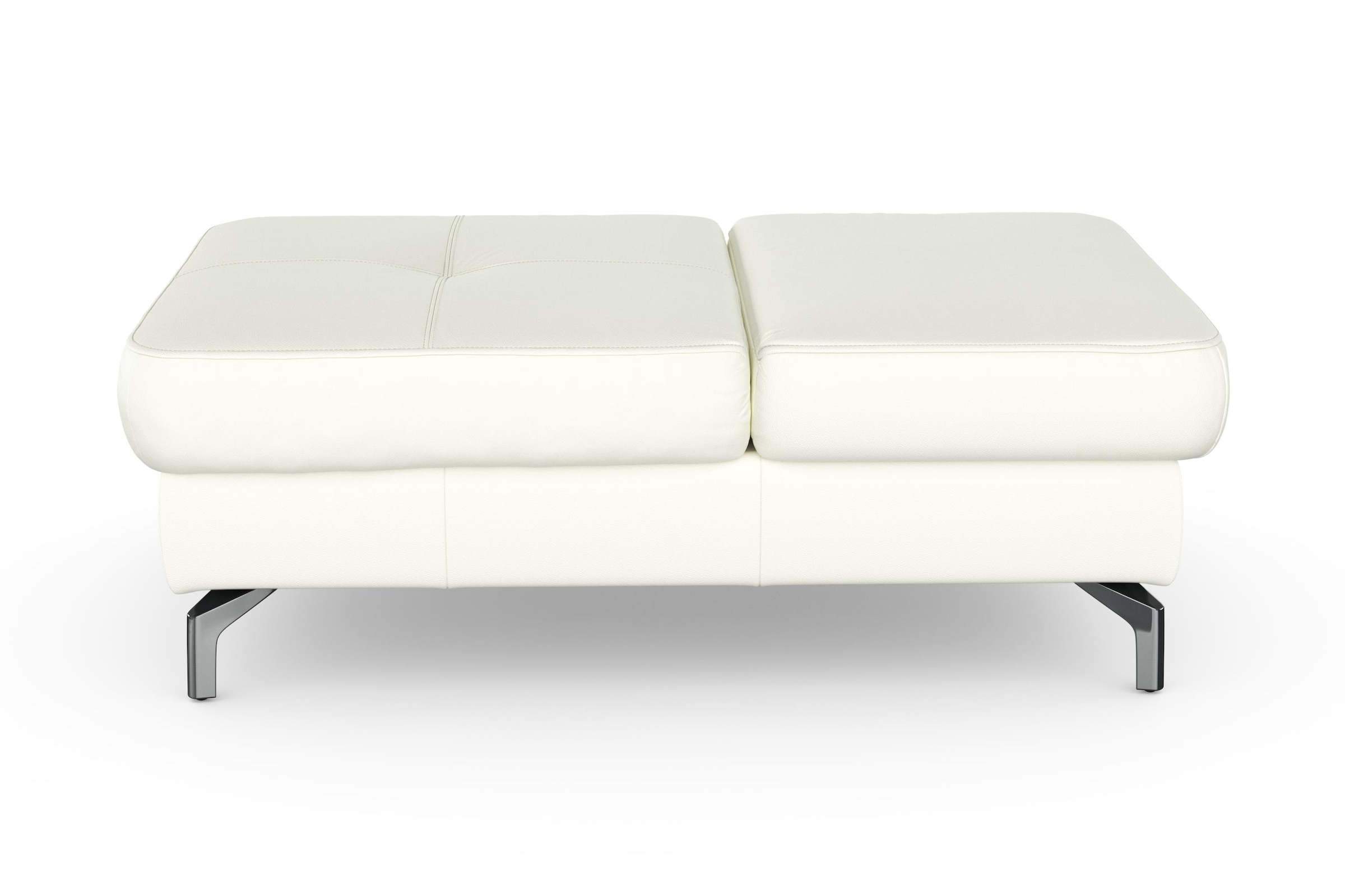 sit&more Hocker »Bendigo«, mit Klappfunktion, Bodenfreiheit 12 cm, wahlweise in 2 Fussfarben
