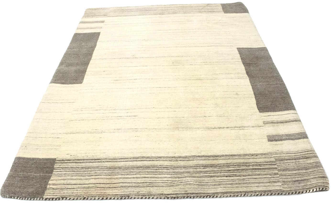 morgenland Wollteppich acheter »Loribaft Teppich rechteckig, beige«, handgewebt Kurzflor confortablement