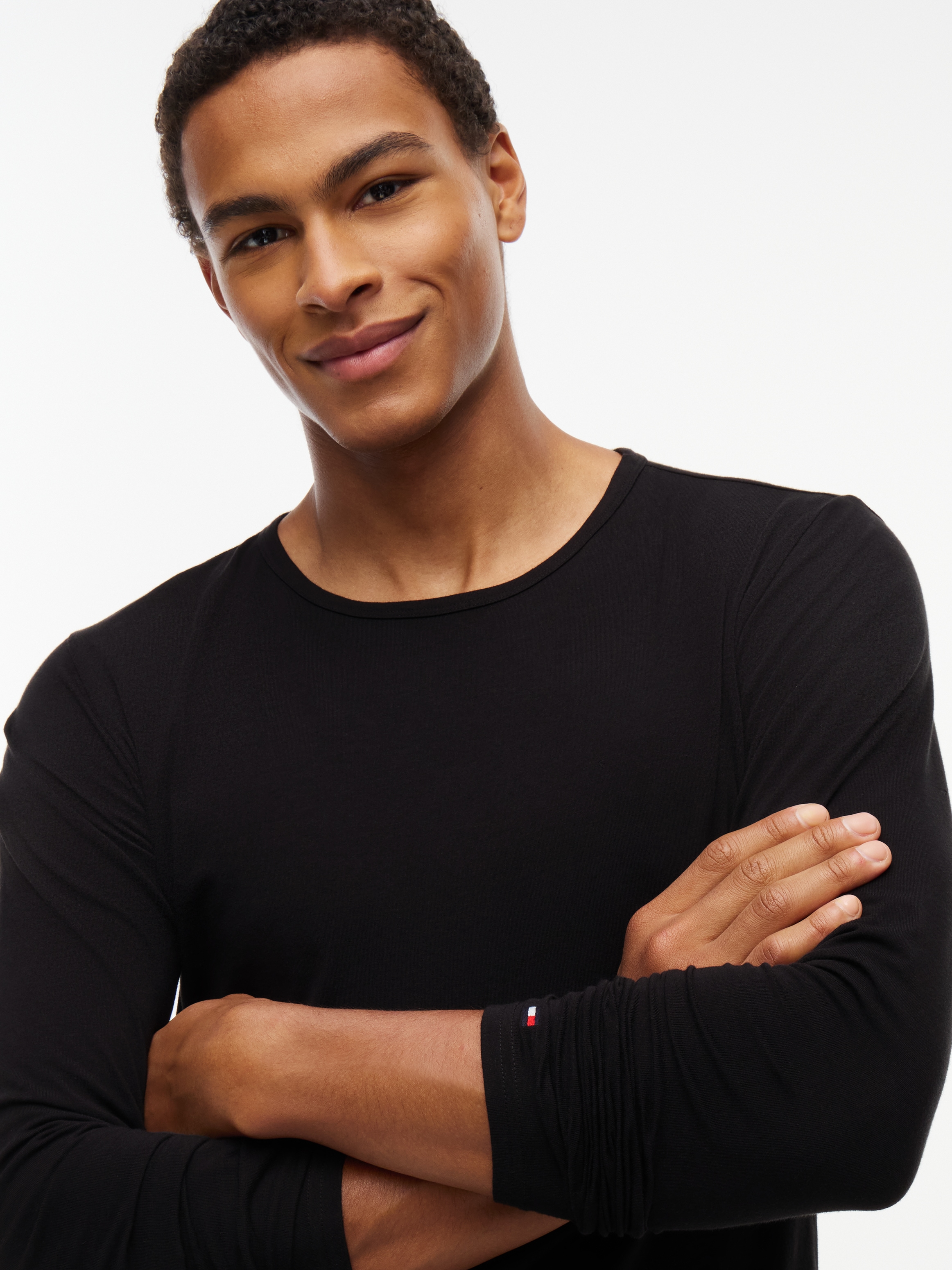 Tommy Hilfiger Underwear T-shirt »3P LS Tee« Paquet, pack de 3,  avec étiquette de marque