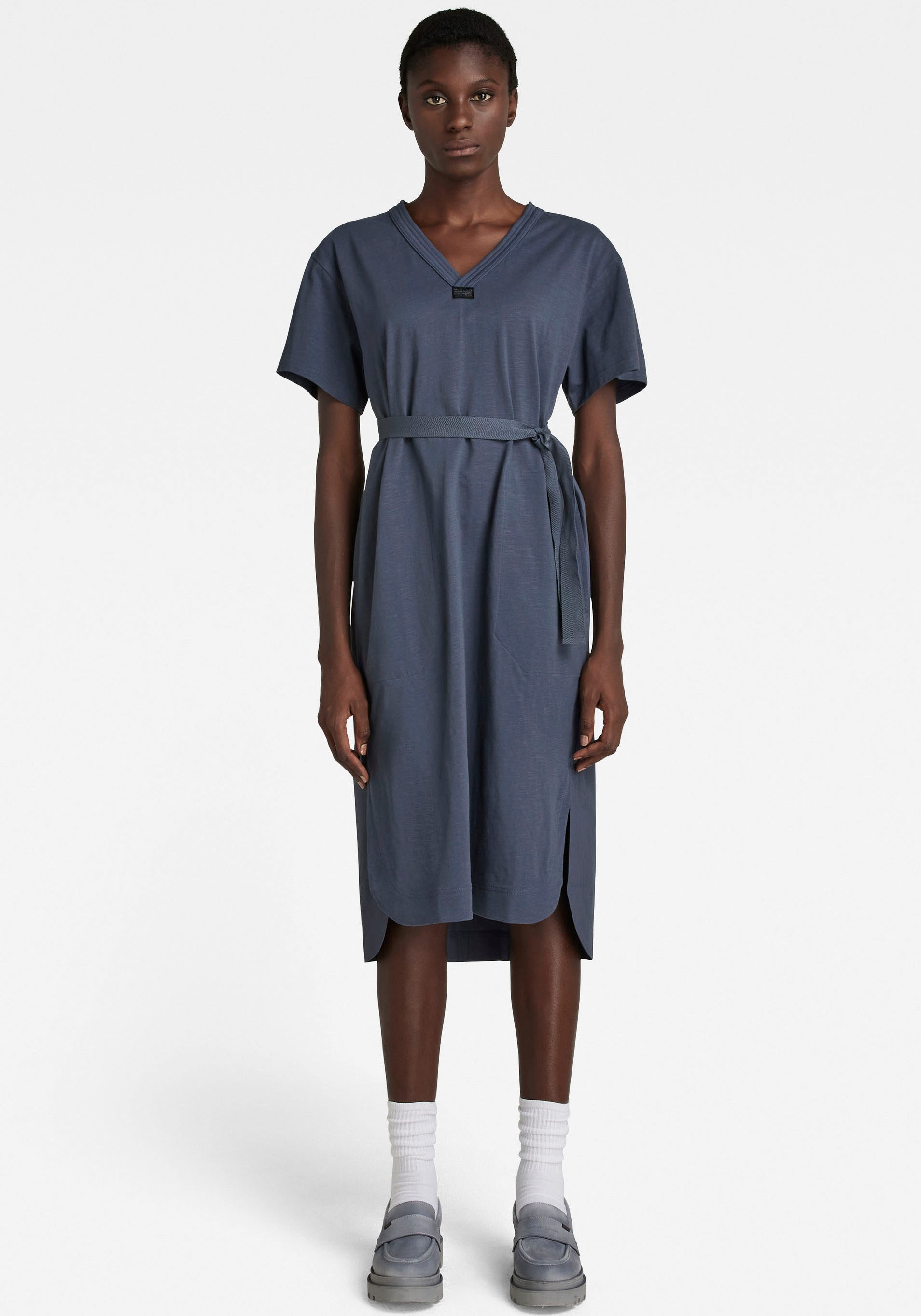 G-Star RAW Shirtkleid »Kleid Fabric mix belt dress s\s«, mit passenden Bindeband in... kaufen