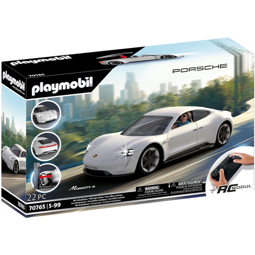 Playmobil® Konstruktions-Spielset »Porsche Mission E (70765), Porsche«, (22 St.), Made in Germany