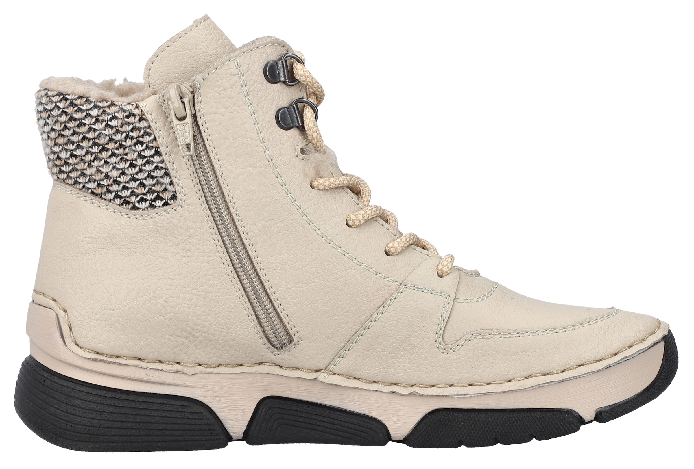 Rieker Bottes d'hiver  bottines à lacets, bottines avec fermeture éclair intérieure pratique