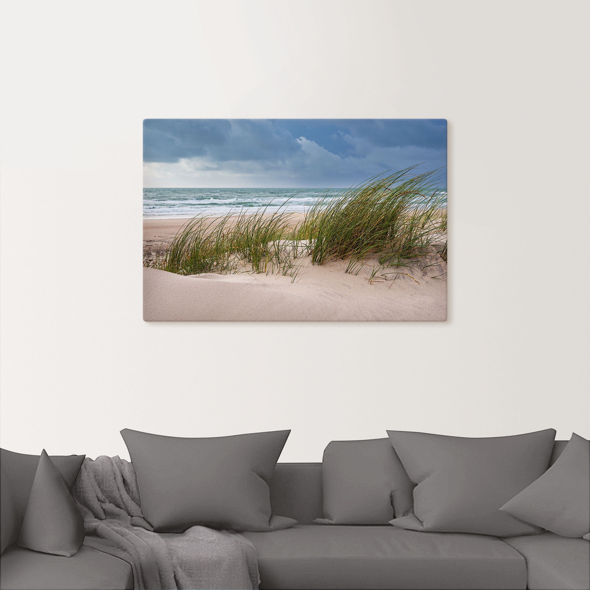Artland Poster »Düne und Strand bei Hirtshals Dänemark I«, Küstenbilder, (1 St.), als Alubild, Outdoorbild, Leinwandbild in verschied. Grössen